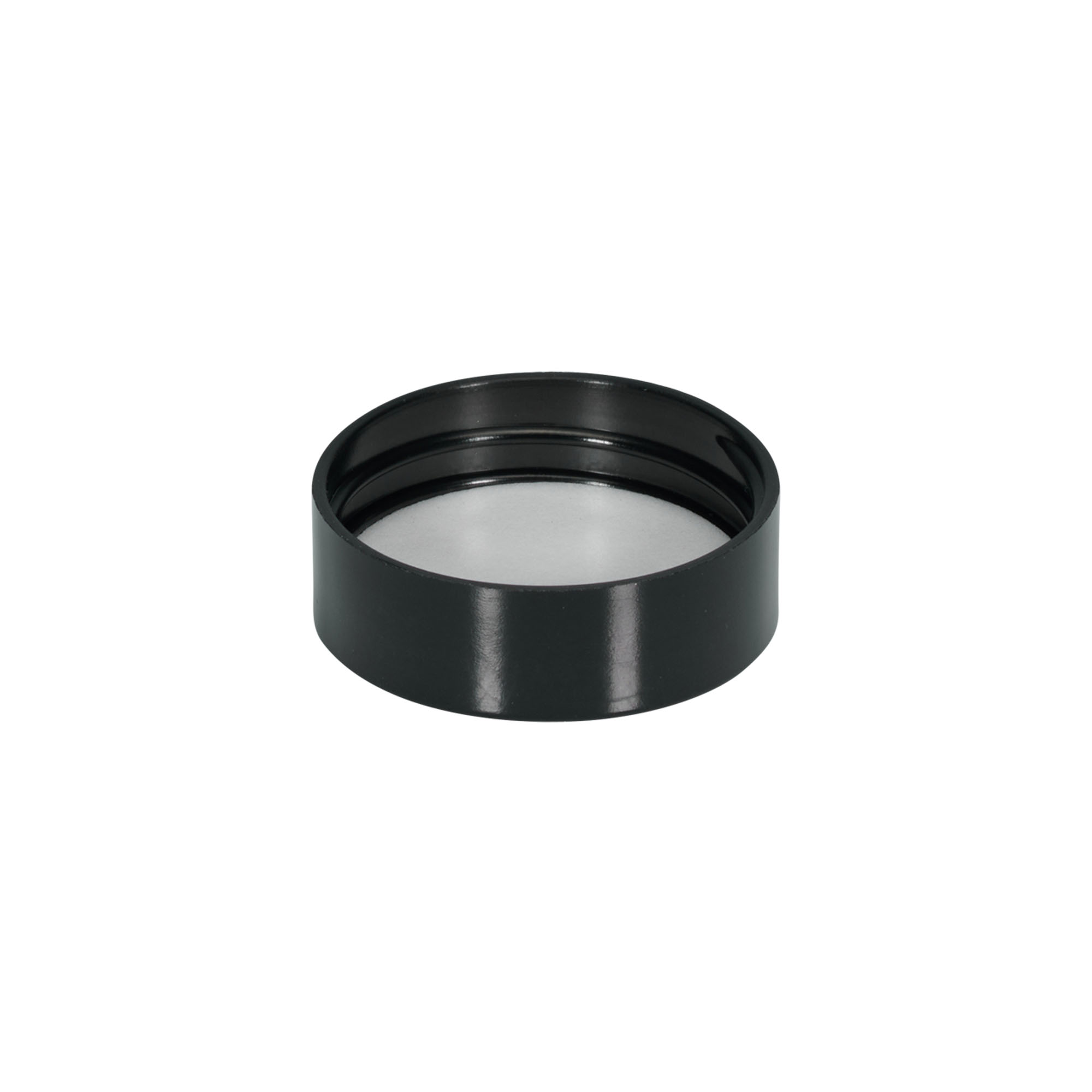 Ruuvikorkki 30 ml 'Brown Line', PP, valkoinen