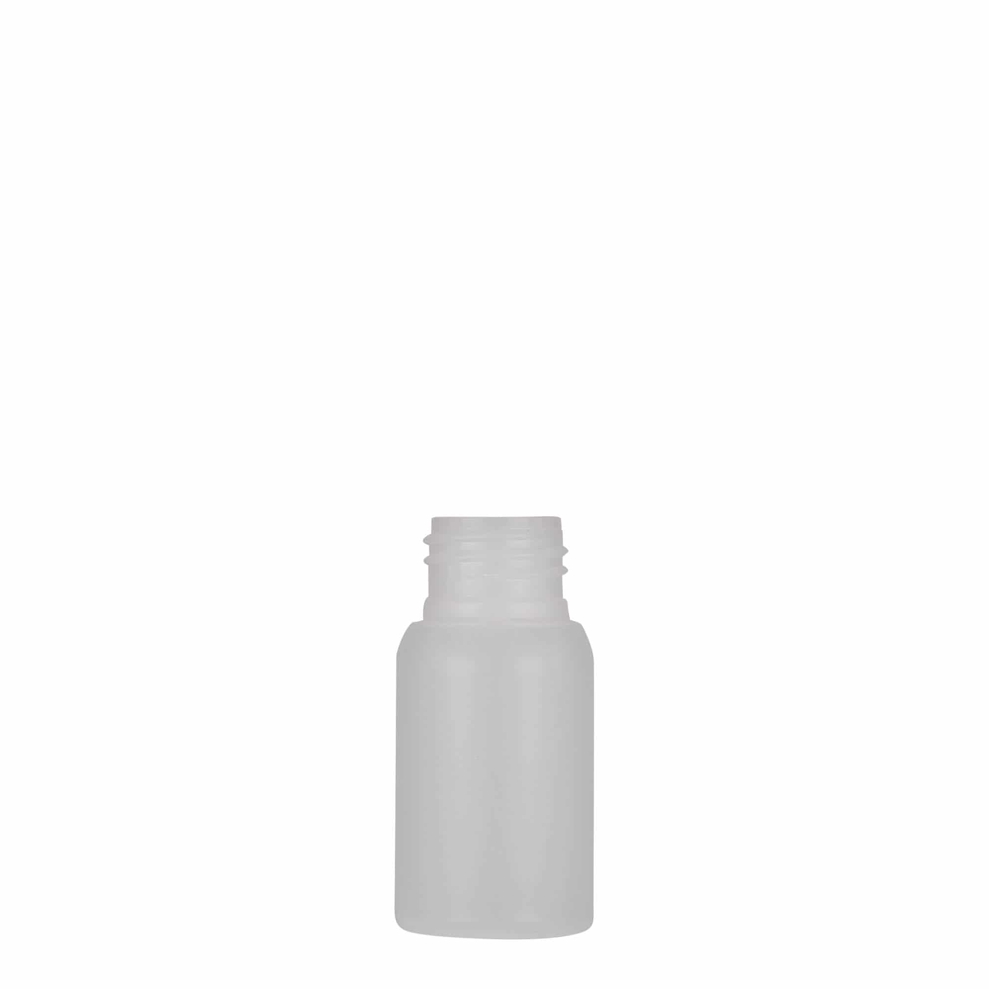 30 ml muovipullo 'Tuffy', HDPE, luonnonväri, suuaukko: 24/410