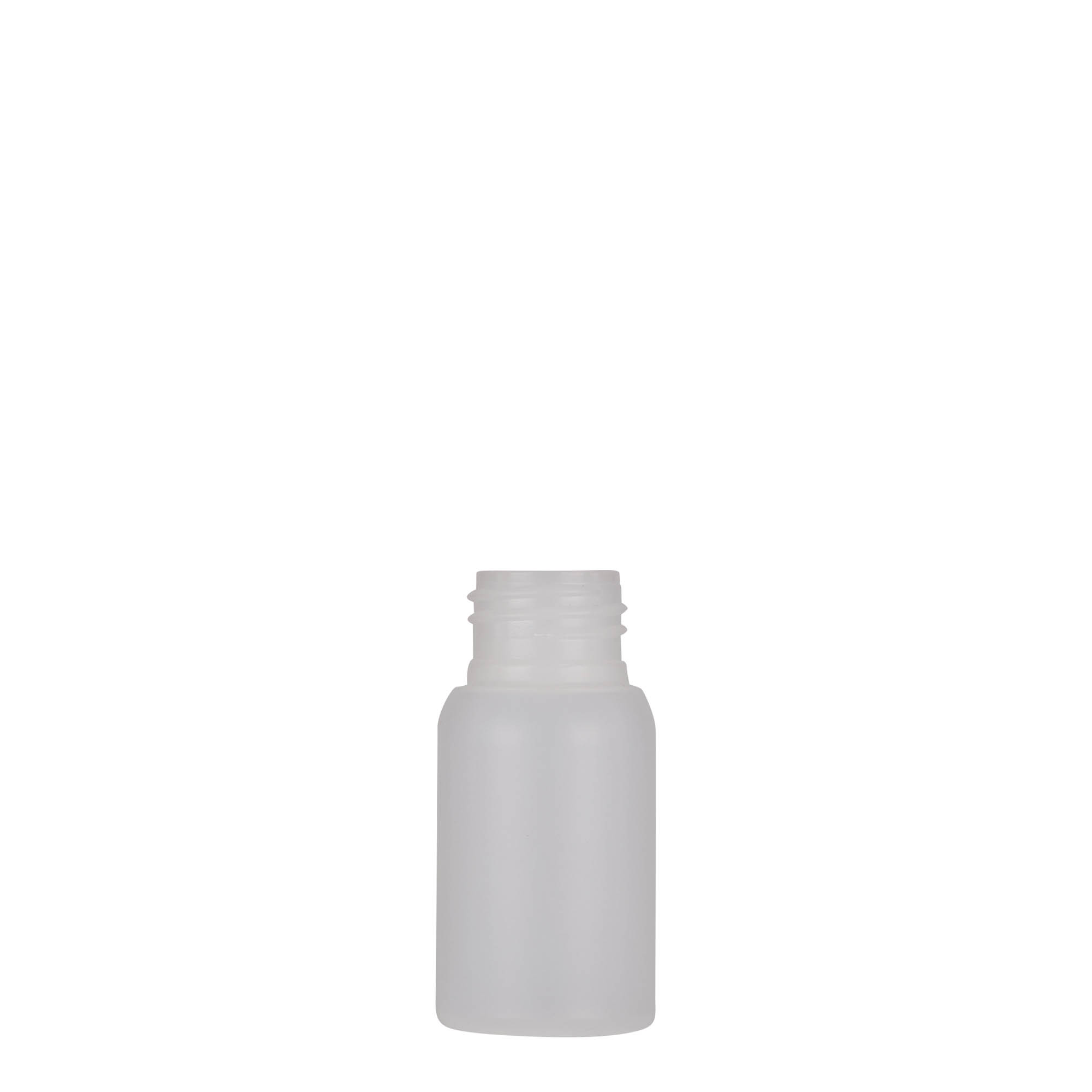 30 ml muovipullo 'Tuffy', HDPE, luonnonväri, suuaukko: 24/410