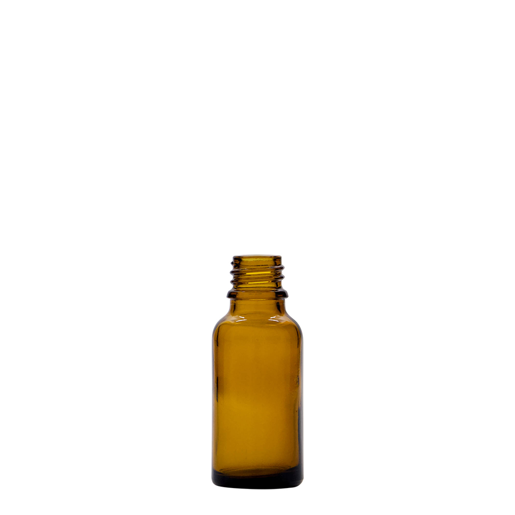 20 ml lääkepullo, ruskea lasi, suuaukko: DIN 18 20 ml lääkepullo, ruskea lasi, suuaukko: DIN 18