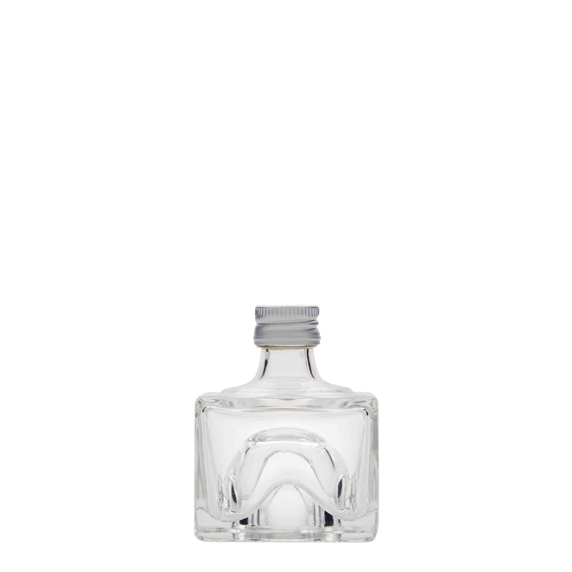 40 ml lasipullo 'Cocolores', neliö, suu: PP 18