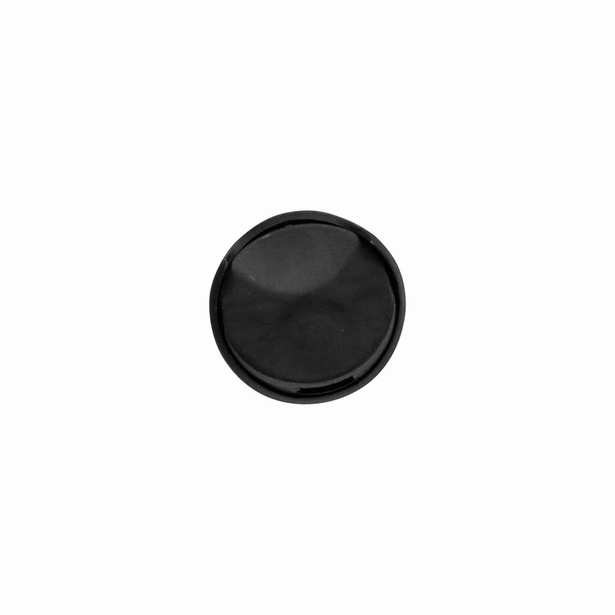 Ruuvikorkki Disc Top, PP-muovi, musta, suulle: 24/410