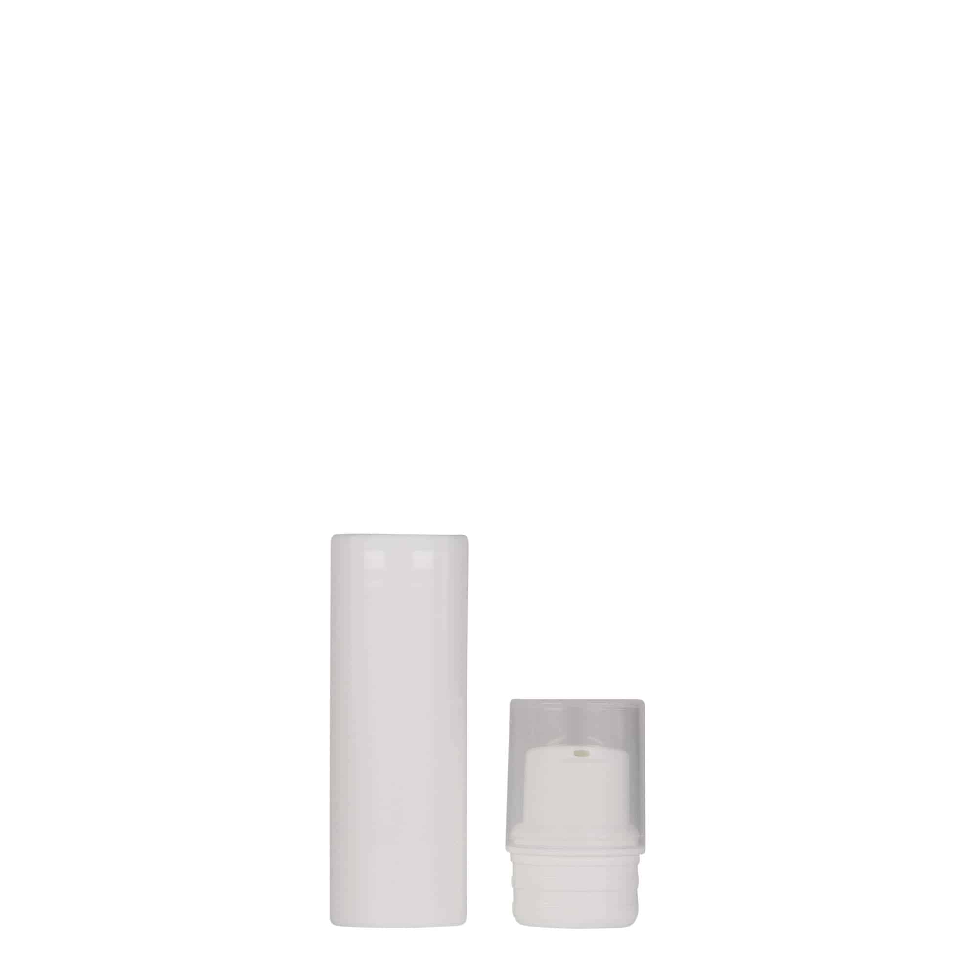 10 ml Airless-annostelija 'Nano', PP-muovi, valkoinen