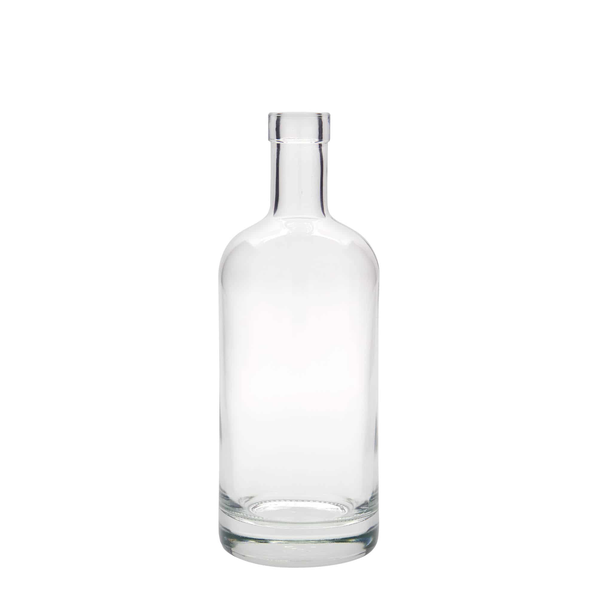 500 ml lasipullo 'Linea Uno', suu: korkki