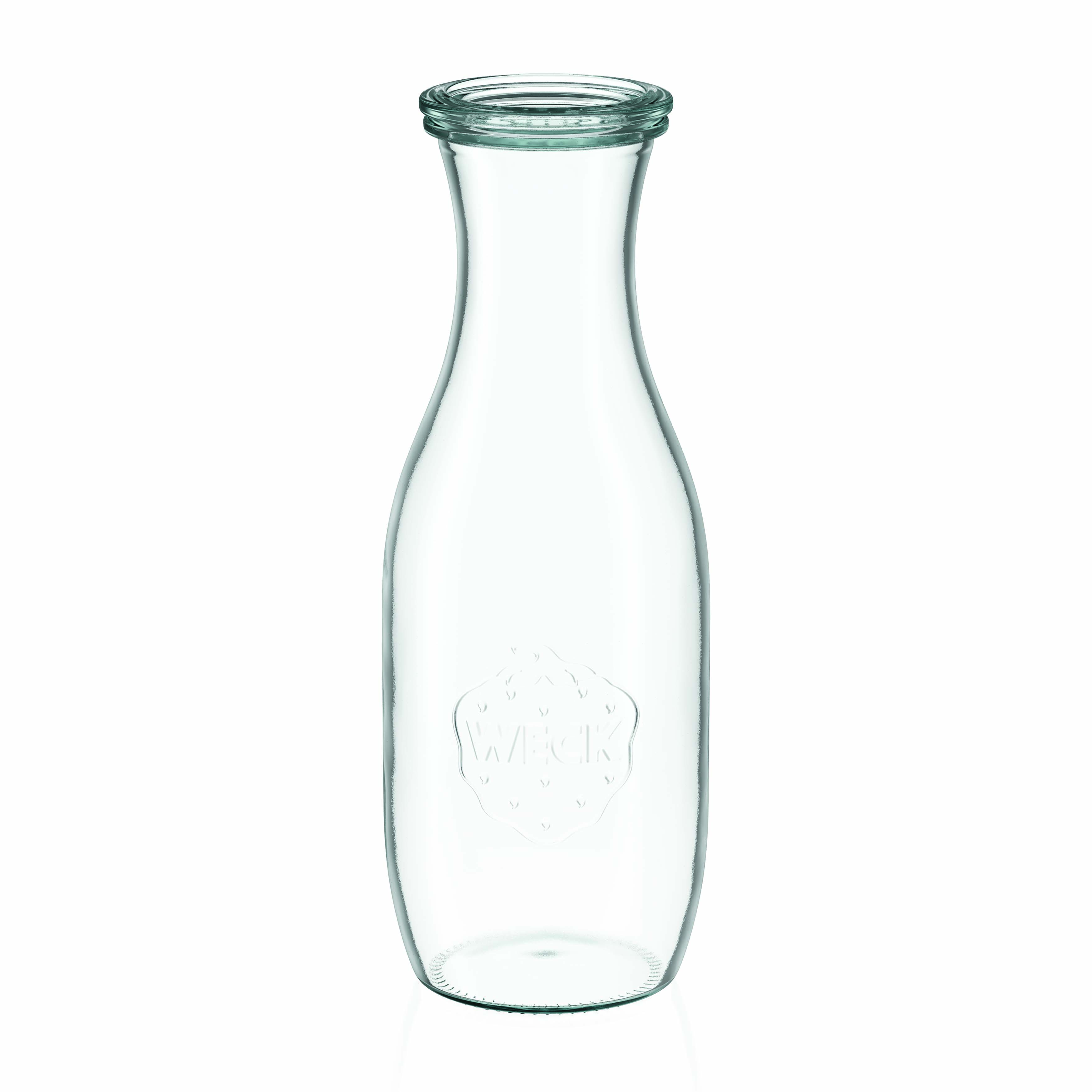 1 000 ml WECK-mehupullo #, suuaukko: pyöreä reuna 1 000 ml WECK-mehupullo #, suuaukko: pyöreä reuna