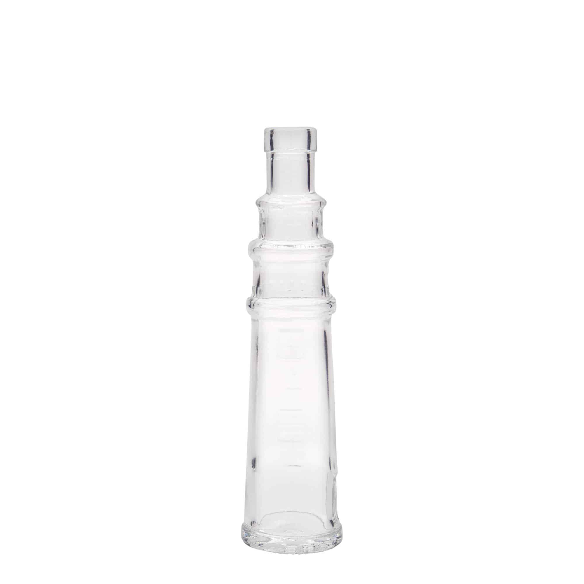 100 ml lasipullo 'Majakka', suuaukko: korkki