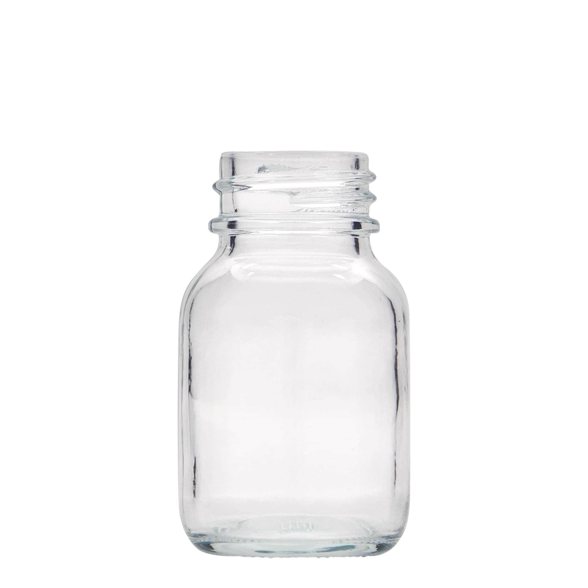 50 ml leveäkaulainen pullo, suuaukko: DIN 32