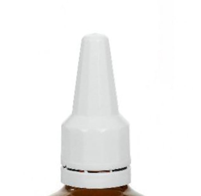 Ruuvikorkki applikaattorilla, PE-muovia, valkoinen, suulle: DIN 18 Ruuvikorkki applikaattorilla, PE-muovia, valkoinen, suulle: DIN 18