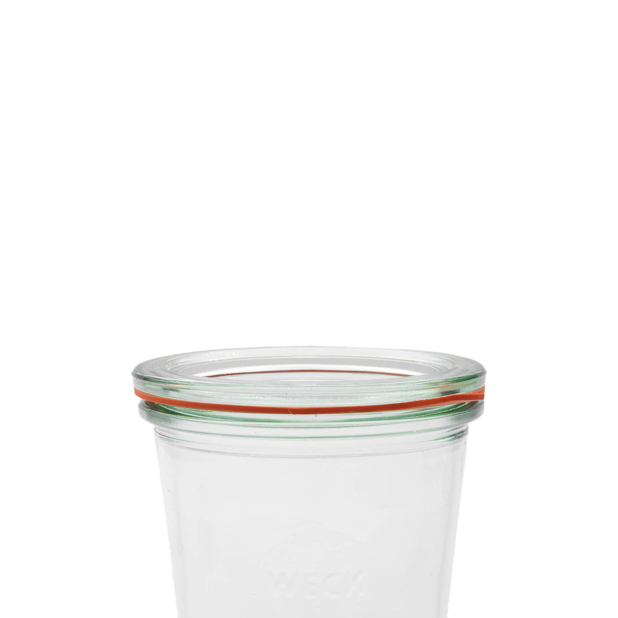 WECK-kiehautusrenka RR80, punainen, suuaukko: pyöreä reuna WECK-kiehautusrenka RR80, punainen, suuaukko: pyöreä reuna