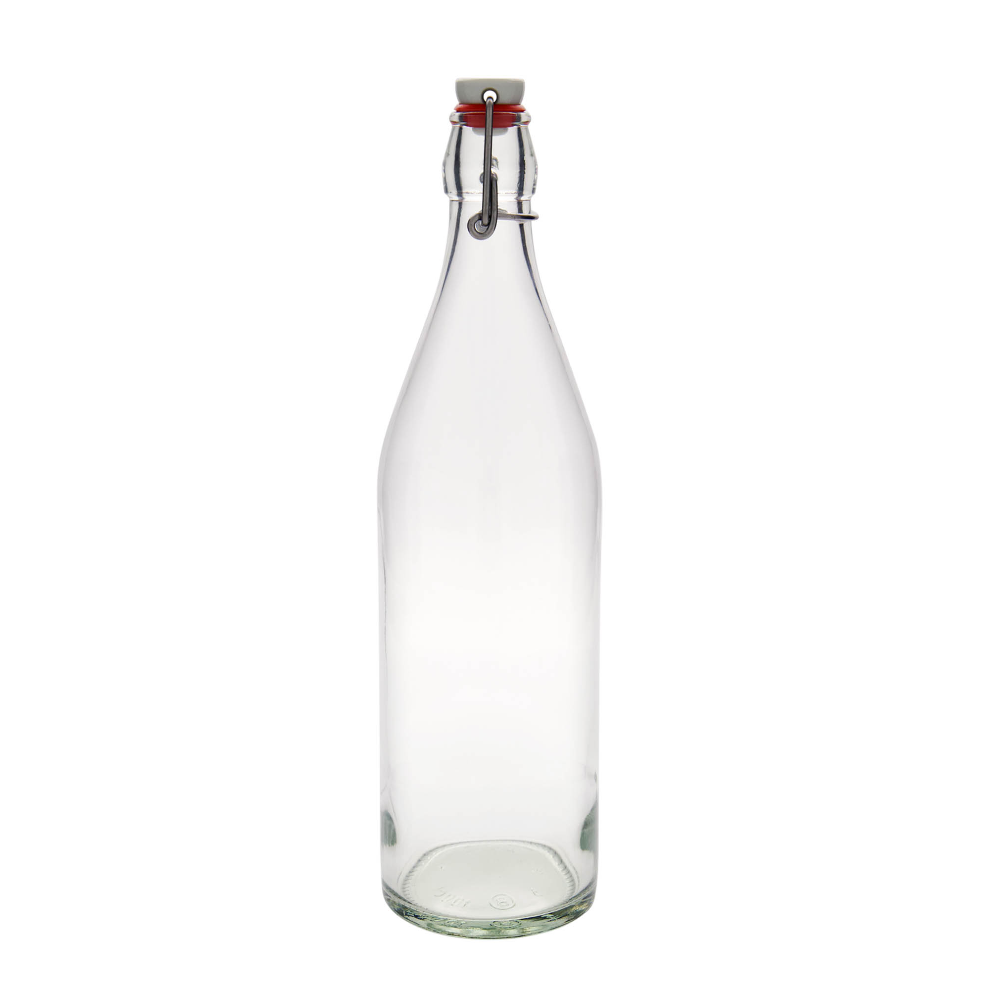 1.000 ml lasipullo 'Giara', suuaukko: puristuskorkki 1.000 ml lasipullo 'Giara', suuaukko: puristuskorkki