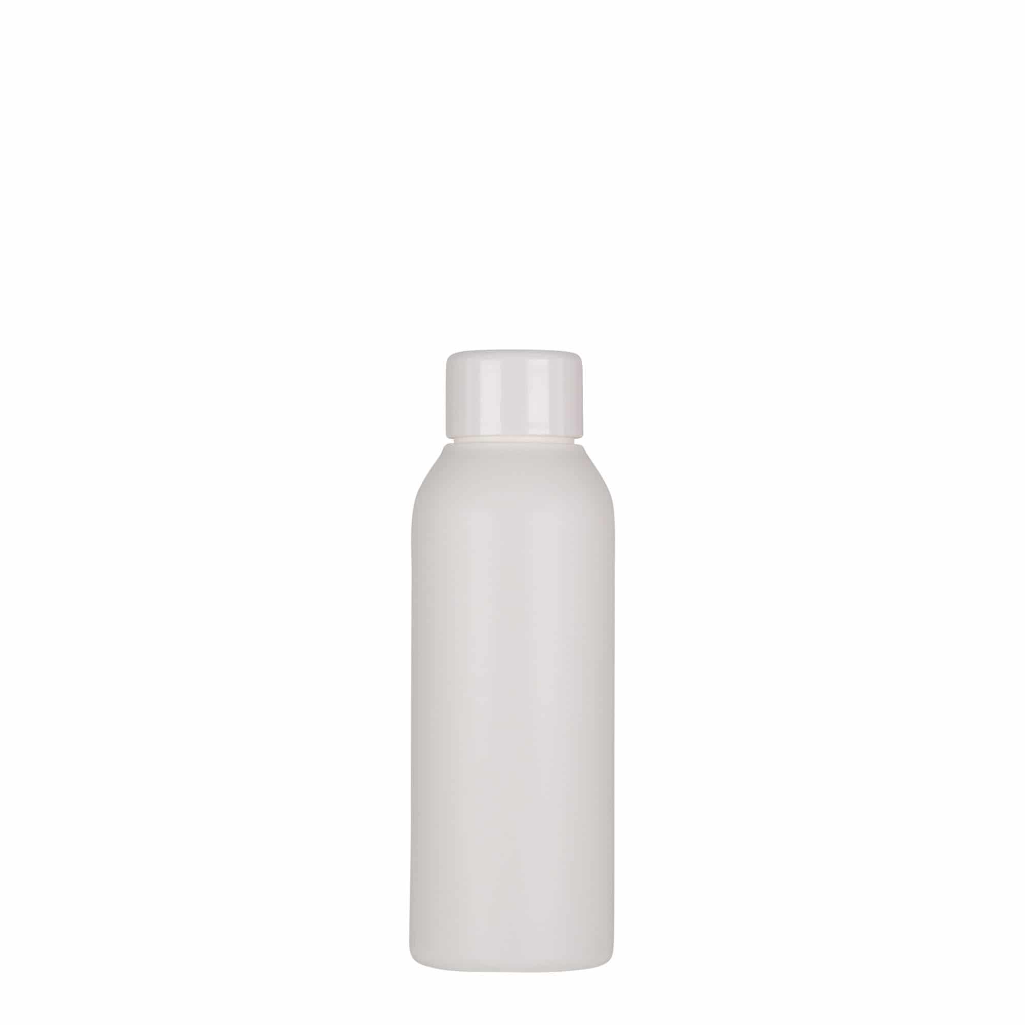 100 ml muovipullo 'Tuffy', HDPE, valk., suu: GPI 24/410