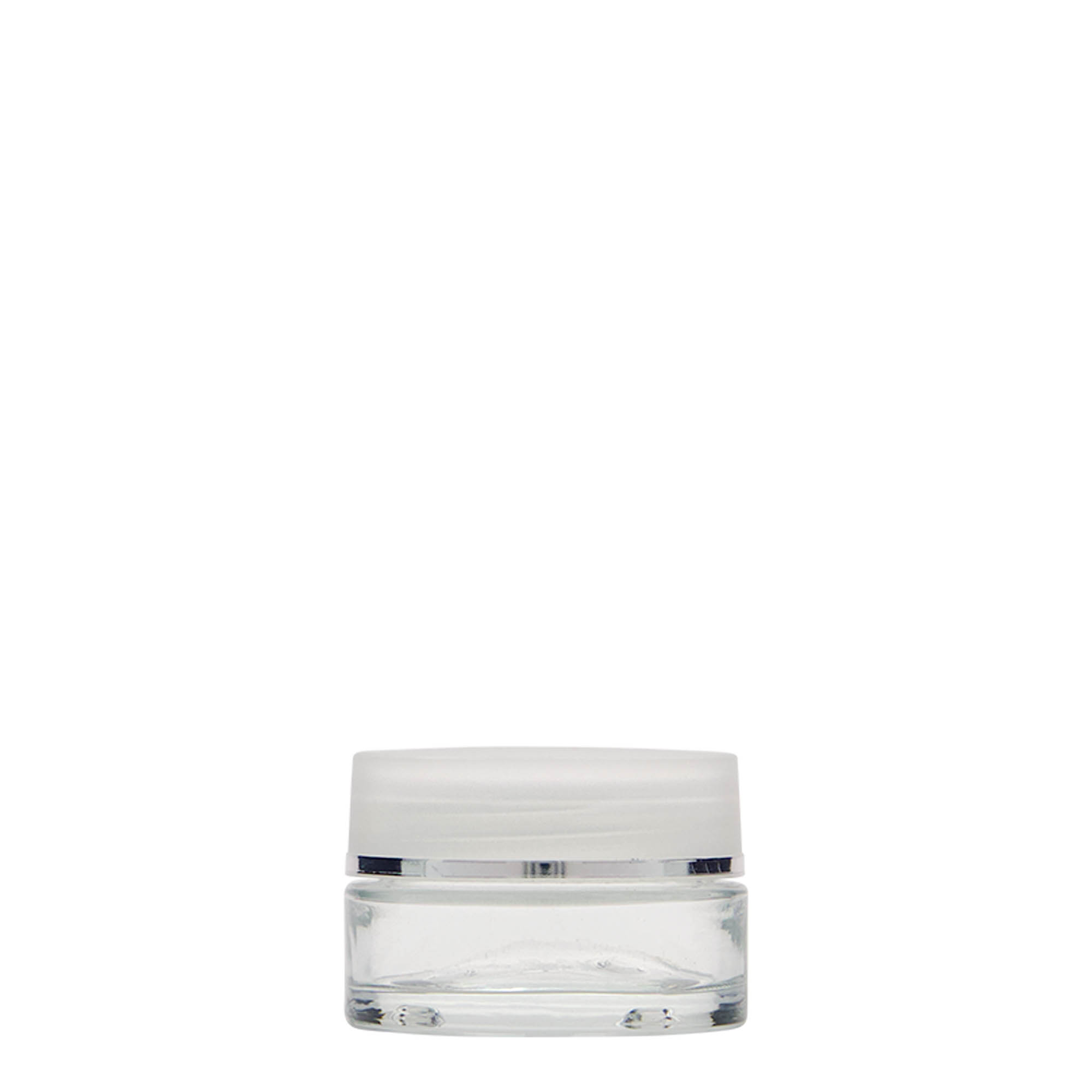 15 ml purkki 'Clear Edition', lasia, suuaukko: ruuvikorkki 15 ml purkki 'Clear Edition', lasia, suuaukko: ruuvikorkki