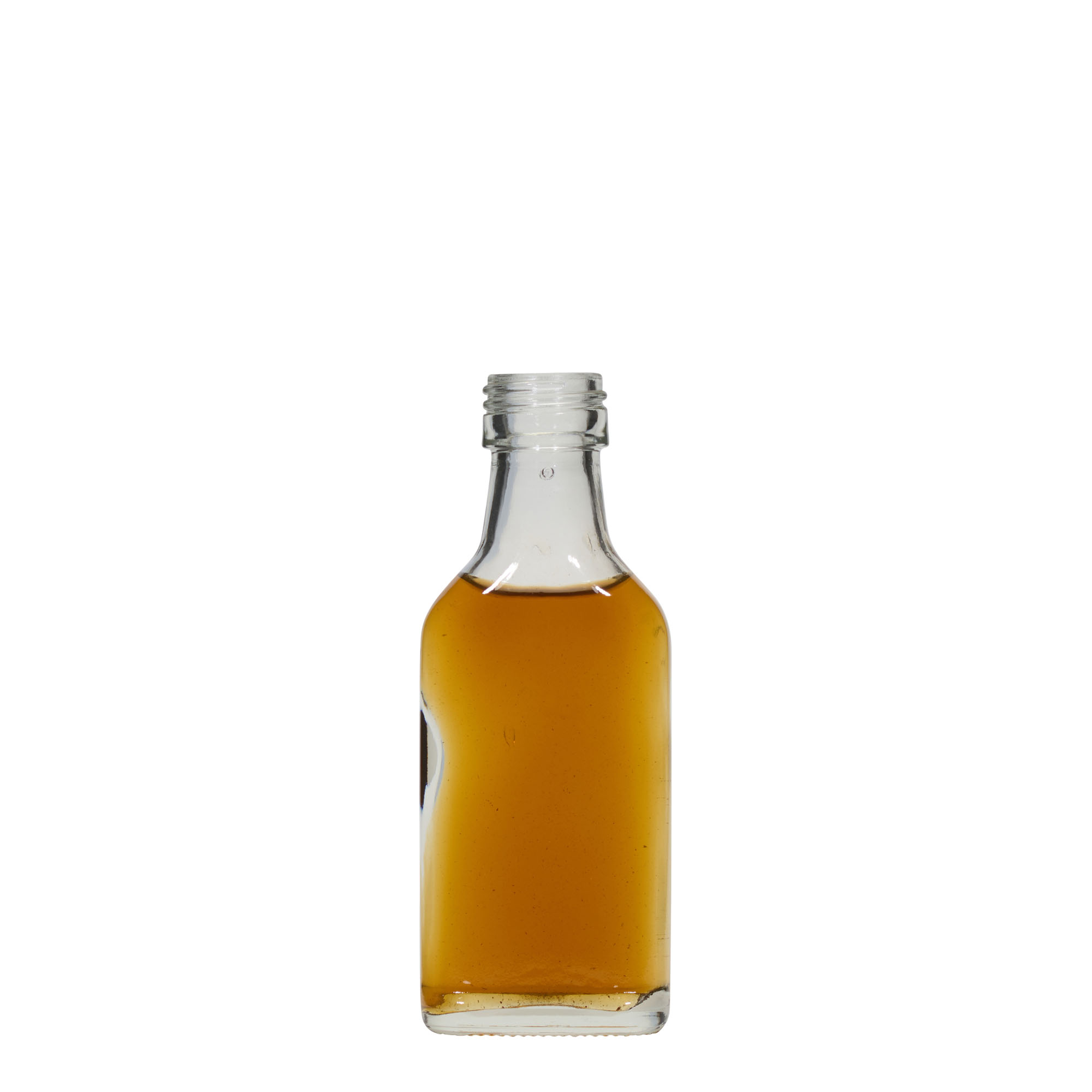 40 ml taskupullo, suorakulmainen, suuaukko: PP 22 40 ml taskupullo, suorakulmainen, suuaukko: PP 22