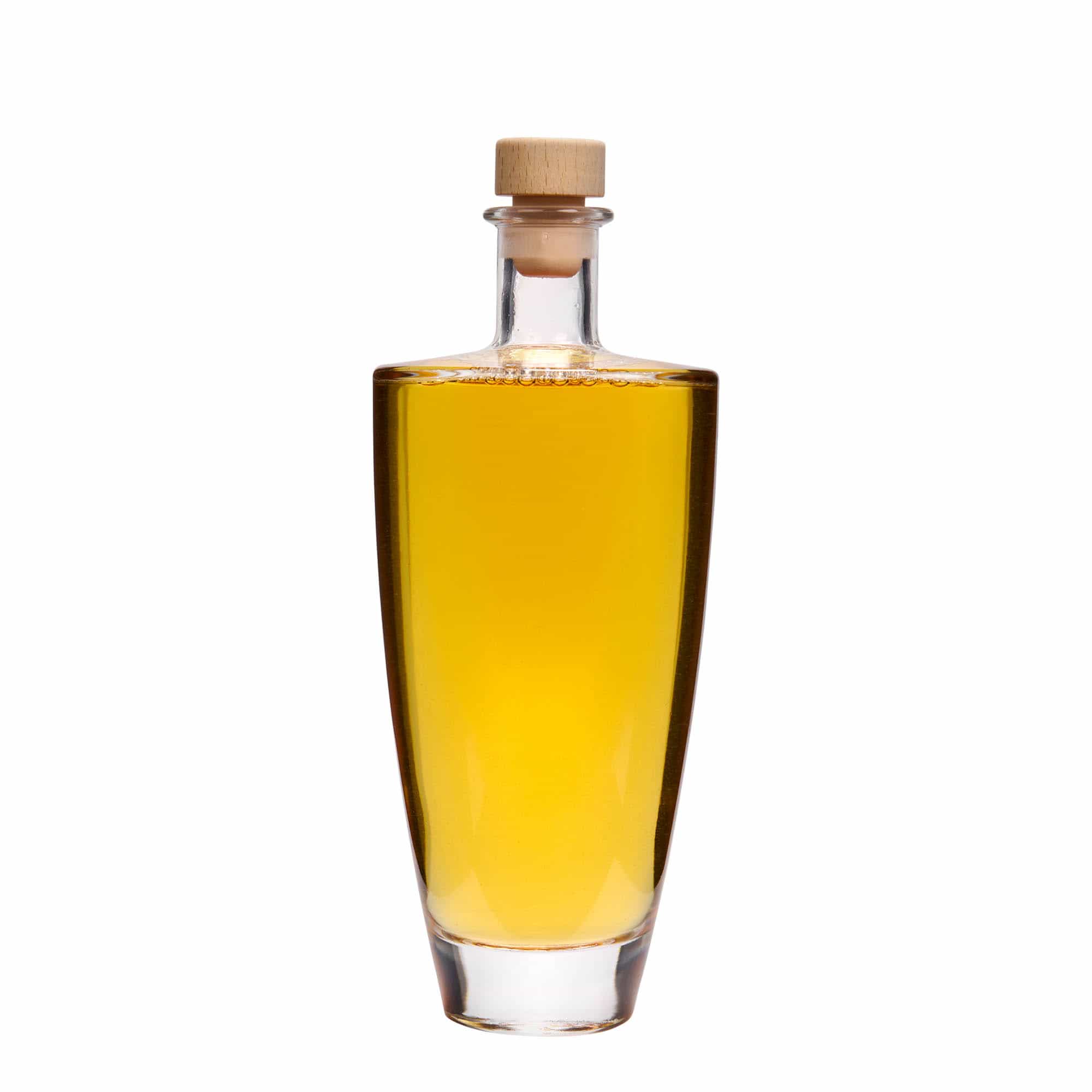 500 ml lasipullo 'Vanessa', soikea, suu: korkki