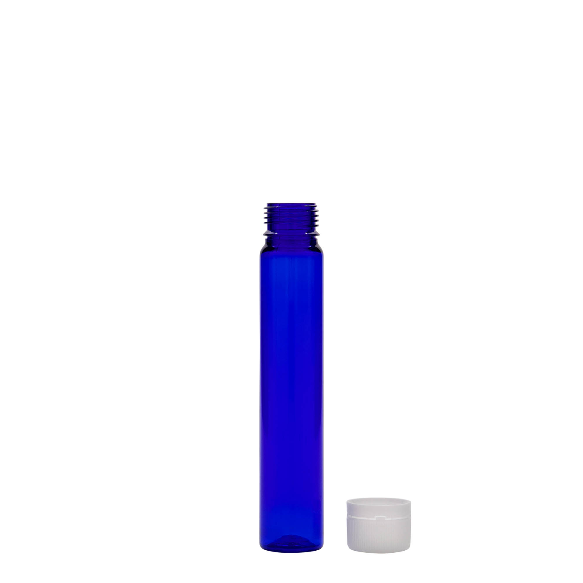 25 ml PET-putki, muovia, kuninkaansininen, suuaukon suljin: ruuvikorkki 25 ml PET-putki, muovia, kuninkaansininen, suuaukon suljin: ruuvikorkki
