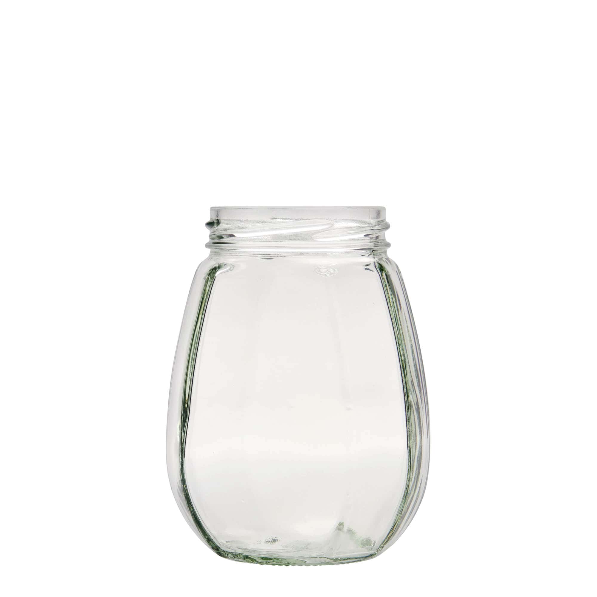 385 ml koristepurkki, kuuskulmainen, suu: Twist-Off (TO 63)