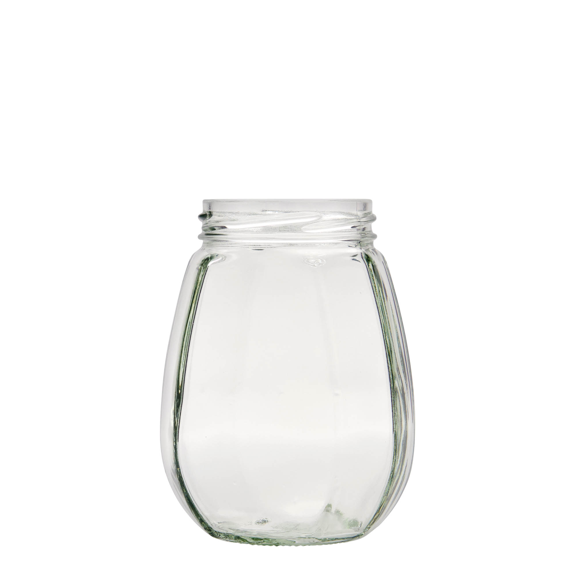 385 ml korurasia, kuusikulmainen, suuaukko: Twist-Off (TO 63)