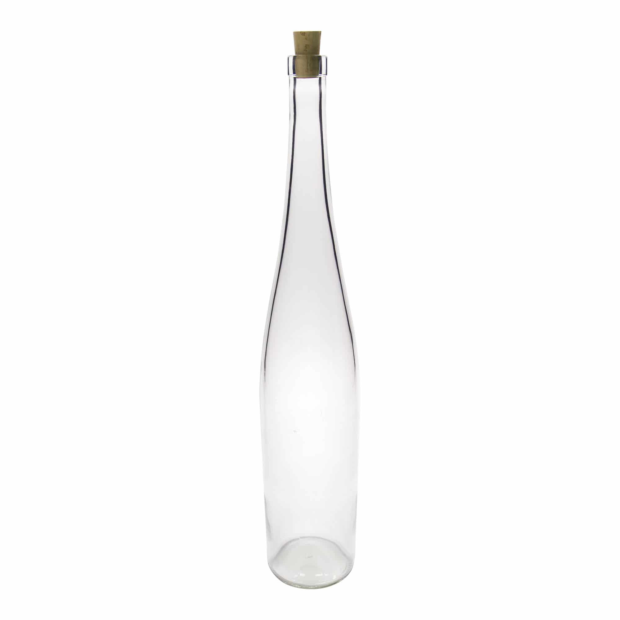 1 500 ml lasipullo 'Weinschlegel', suuaukko: korkki