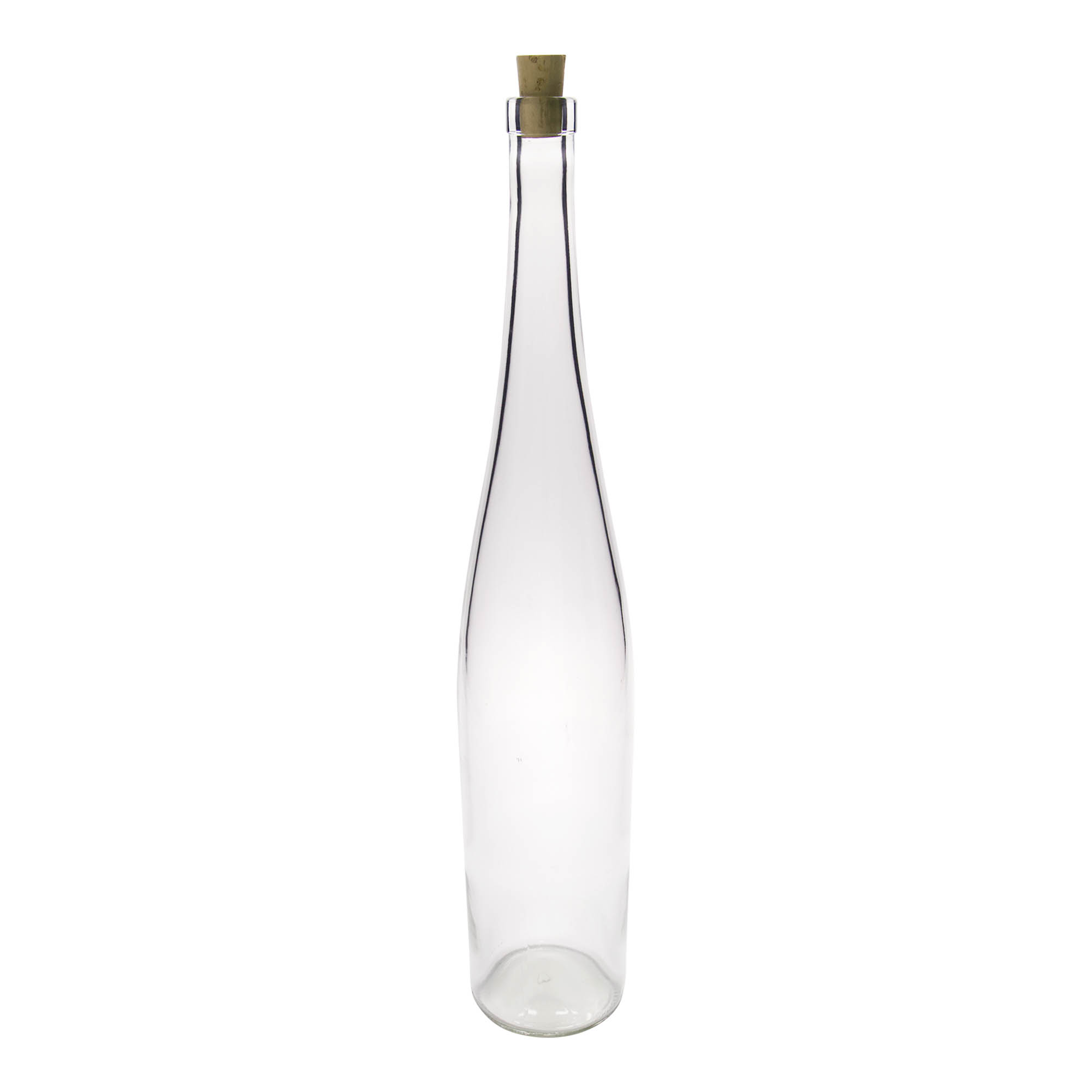 1 500 ml lasipullo ”Weinschlegel”, suuaukko: korkki