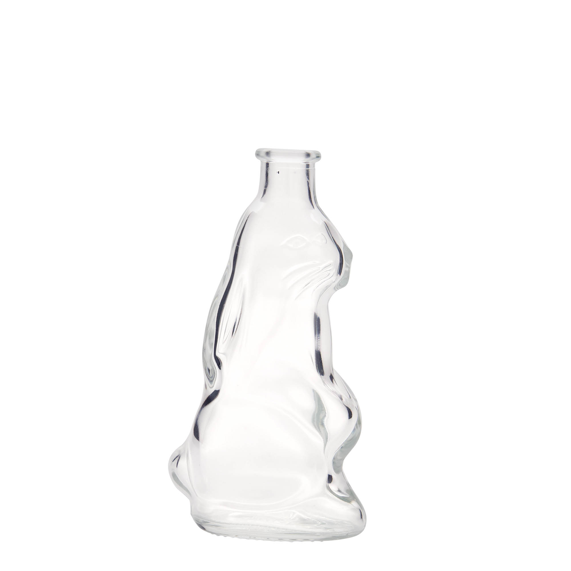 200 ml lasipullo 'Jänis', suuaukko: korkki