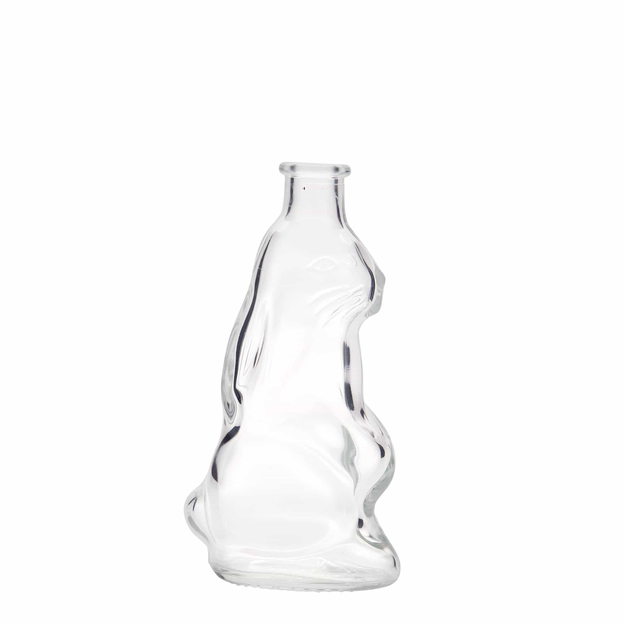 200 ml lasipullo 'Jänis', suuaukko: korkki