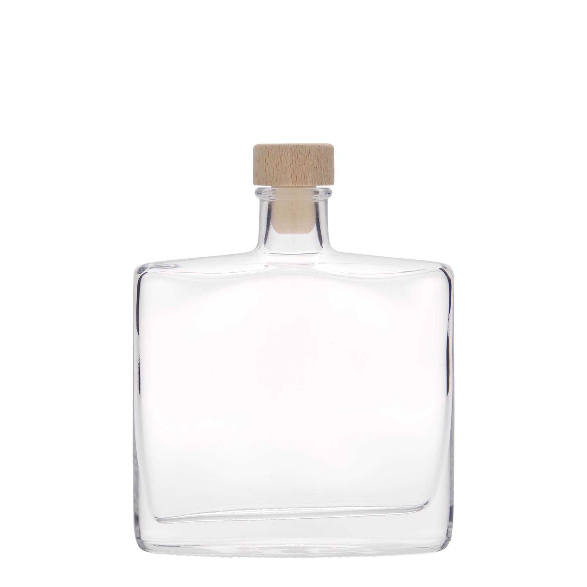 200 ml lasipullo 'Zorbas', ovaali, suuaukko: korkki