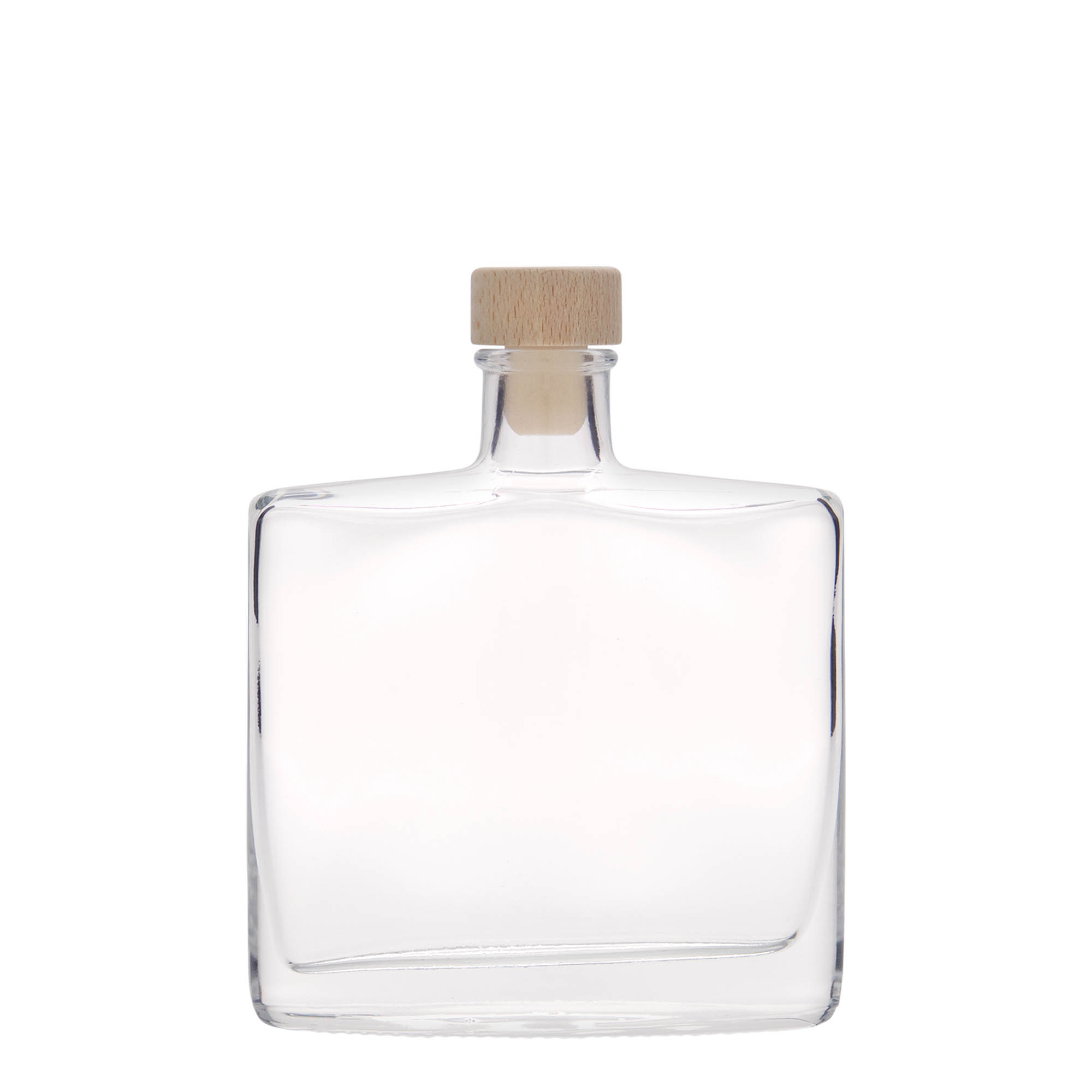 200 ml lasipullo 'Zorbas', ovaali, suuaukko: korkki