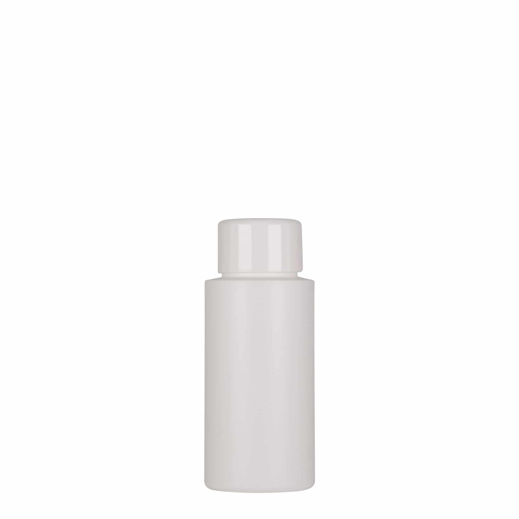 50 ml muovipullo ”Pipe”, vihreä HDPE, valkoinen, suuaukko: 24/410