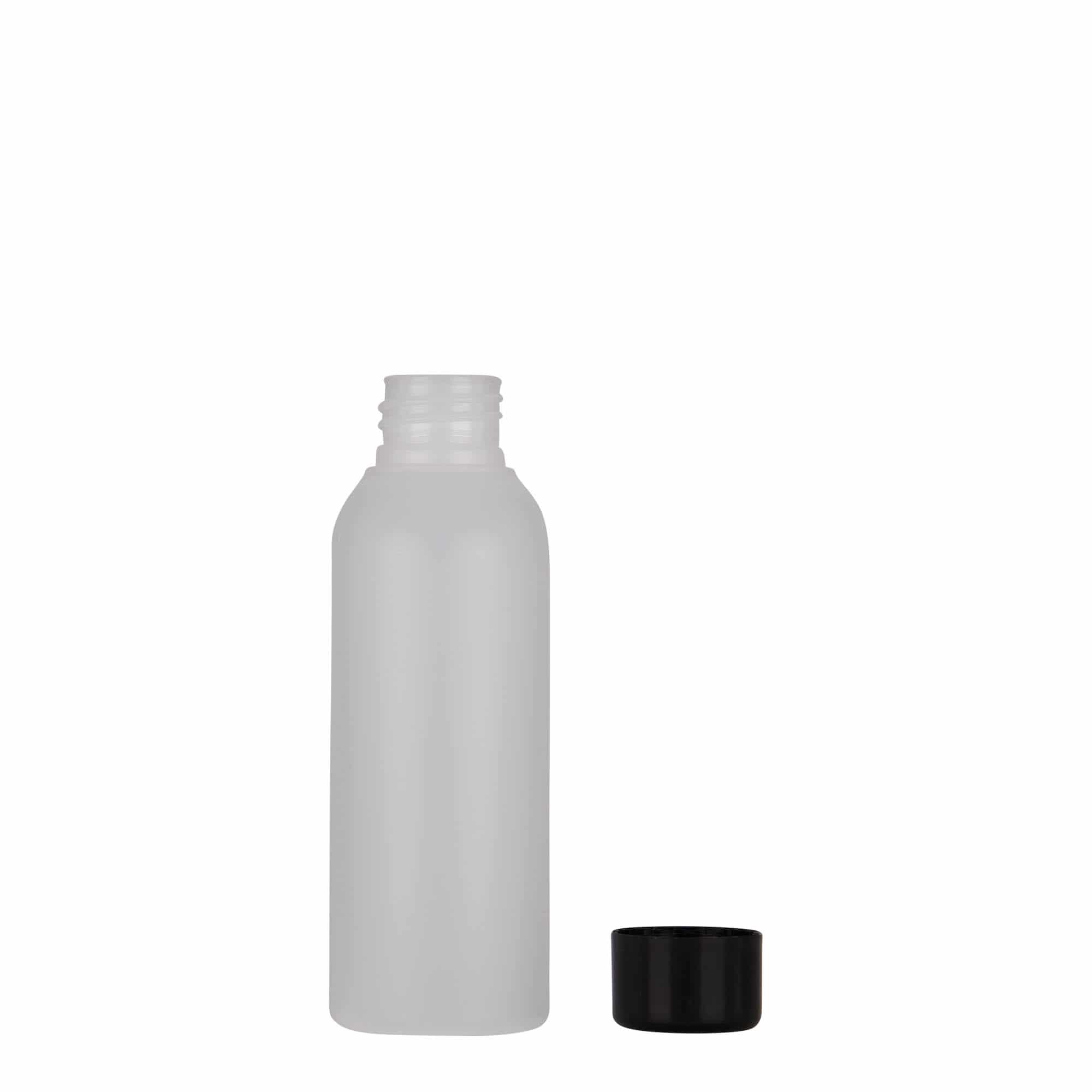 100 ml muovipullo 'Tuffy', HDPE, natur, suu: 24/410