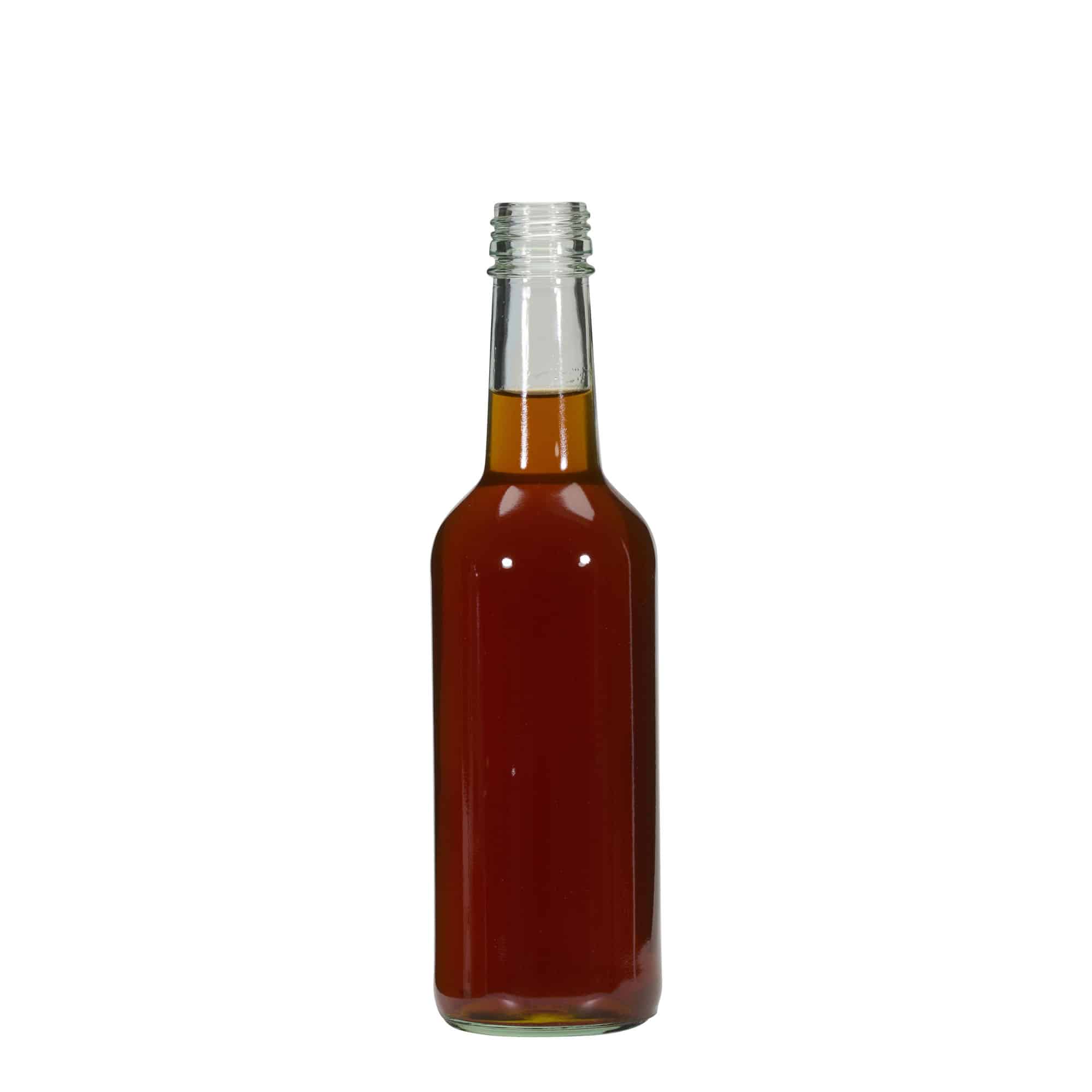 330 ml yleispullo, lasi, suu: PP 28
