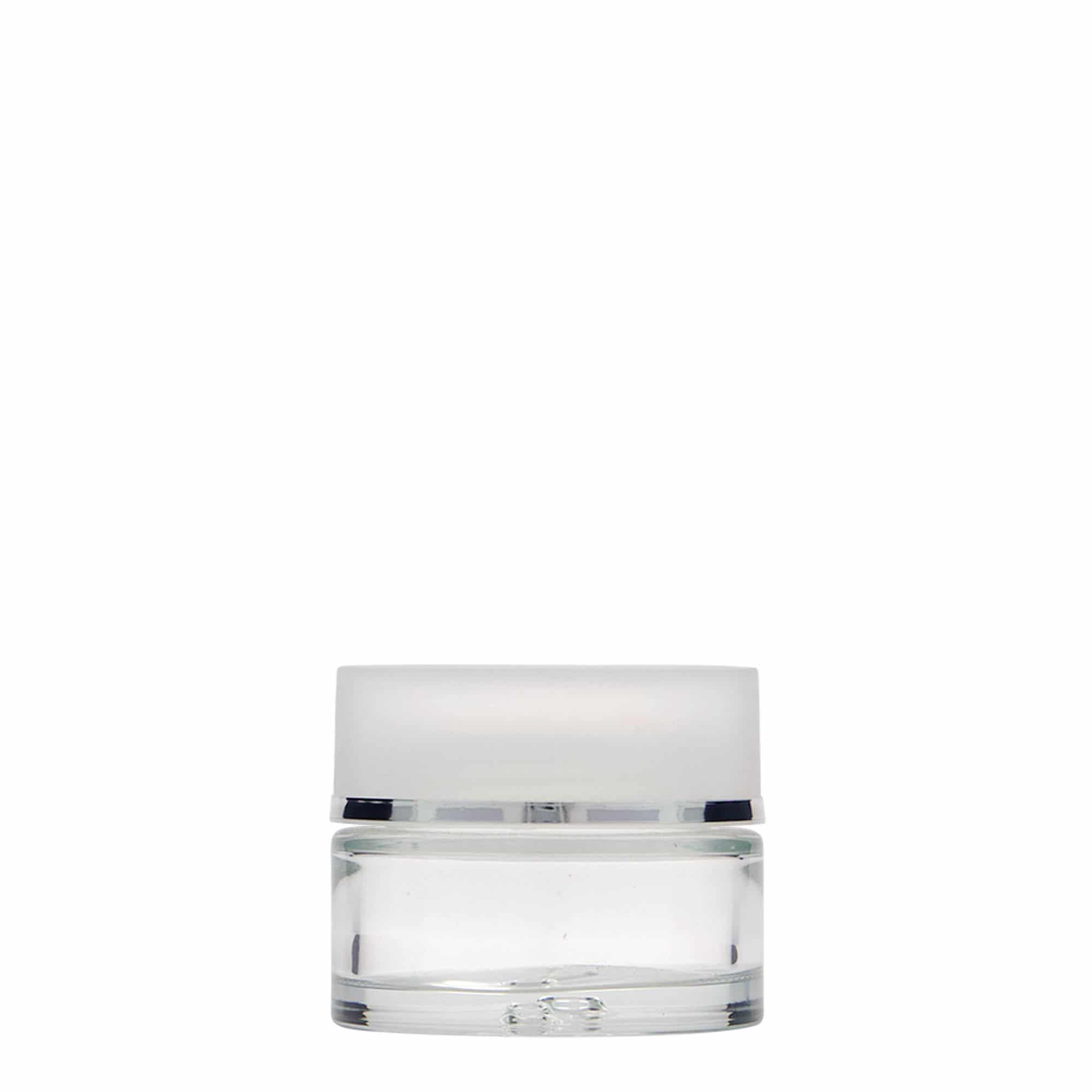 30 ml purkki 'Clear Edition', lasia, suuaukko: ruuvikorkki