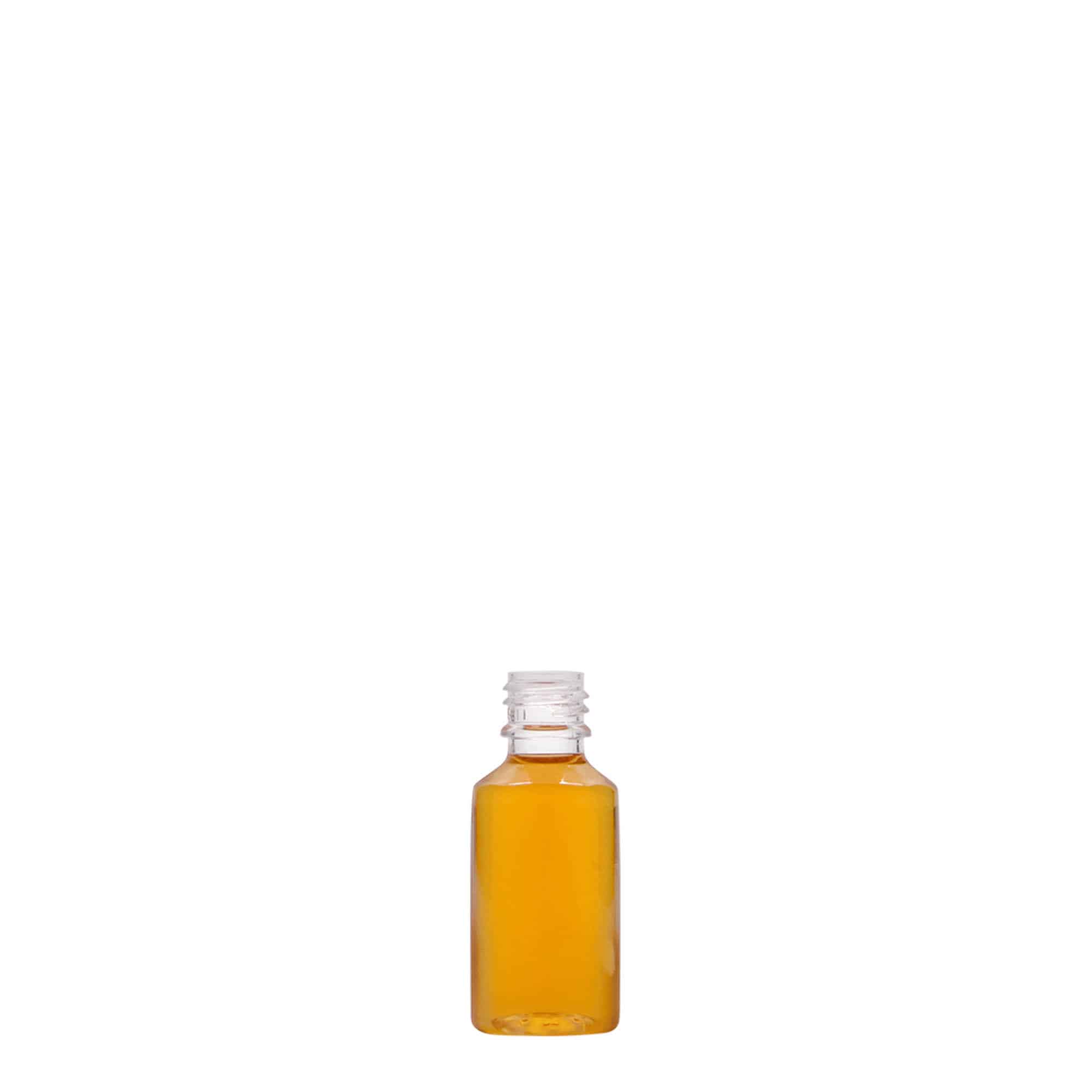 10 ml PET-pullo 'E-Liquid' laatu- ja lapsivarmistus, muovi, suu: Kierrekorkki