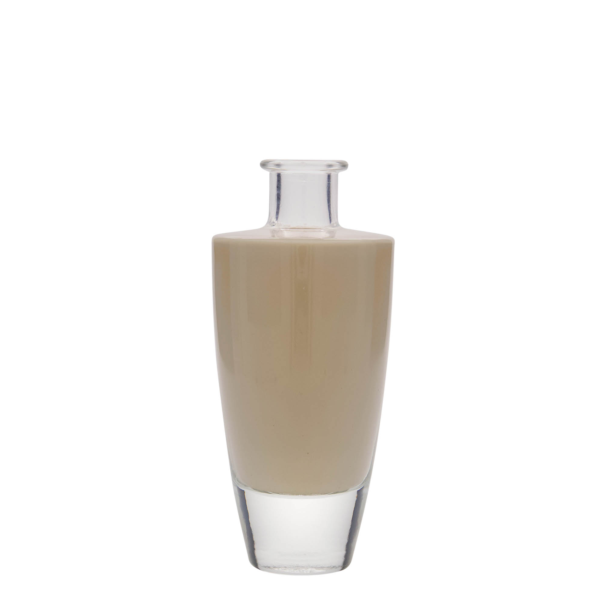 200 ml lasipullo ”Vanessa”, ovaali, suuaukko: korkki