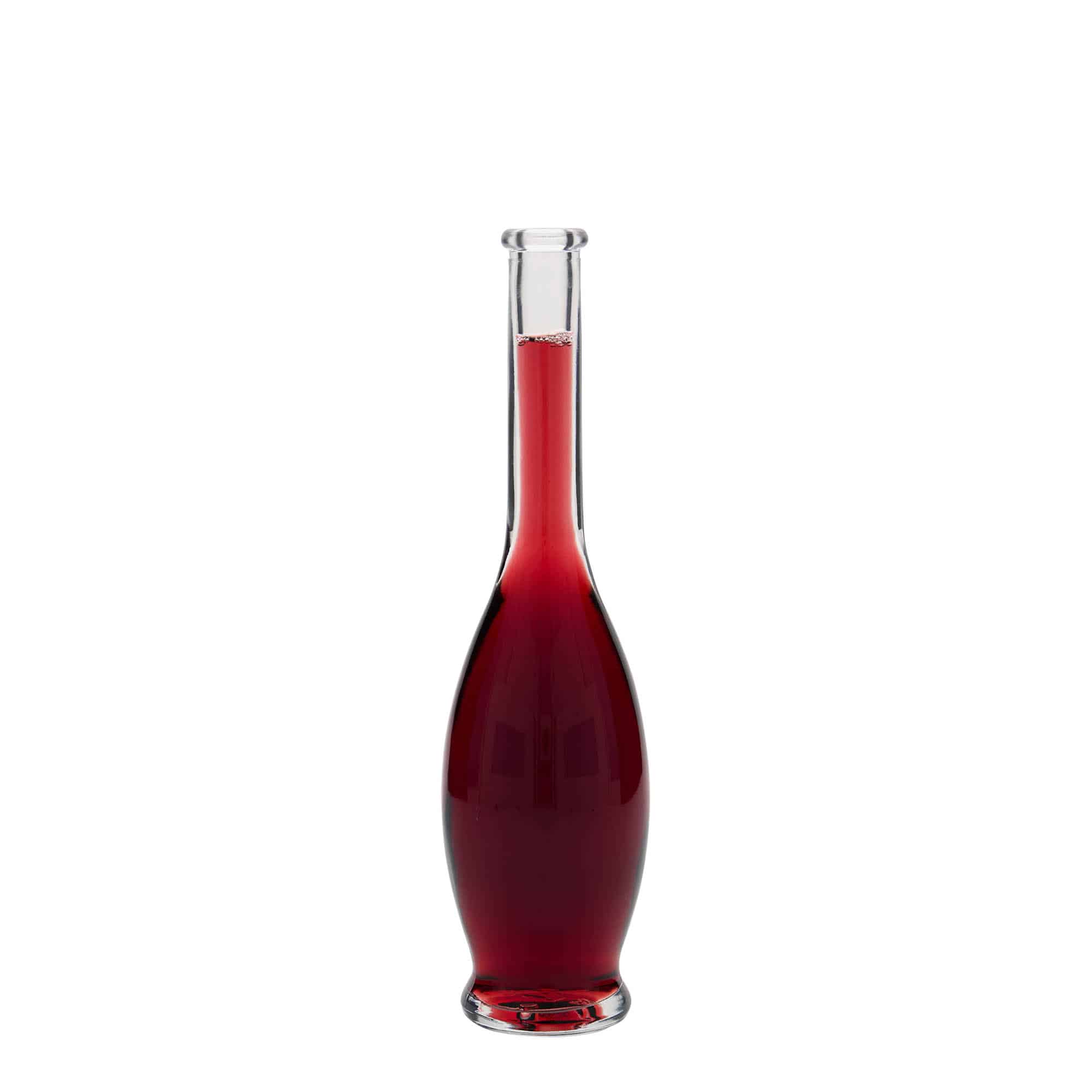 100 ml lasipullo 'Gina', suu: korkki
