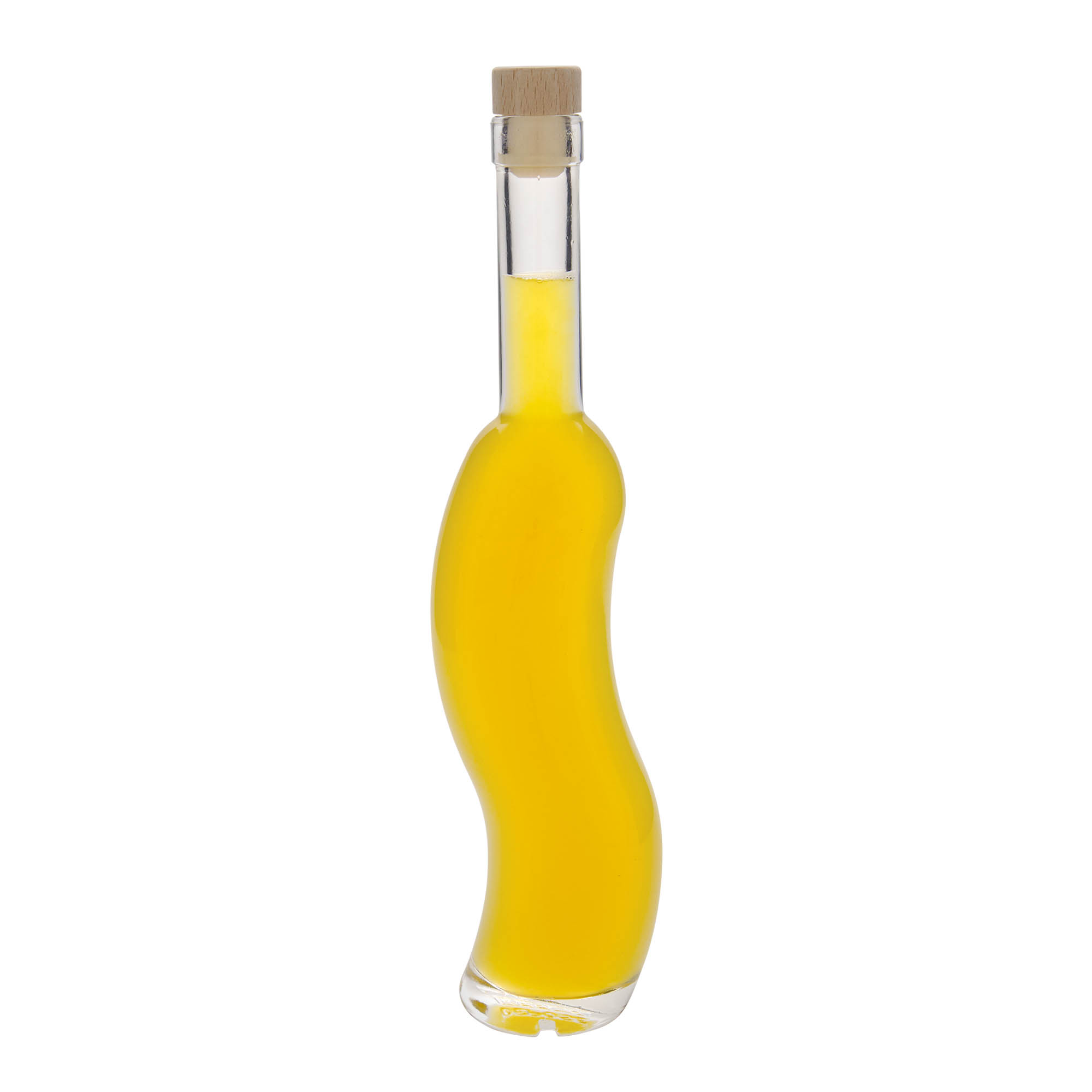 350 ml lasipullo 'La-Ola', puolipyöreä, suuaukko: korkki