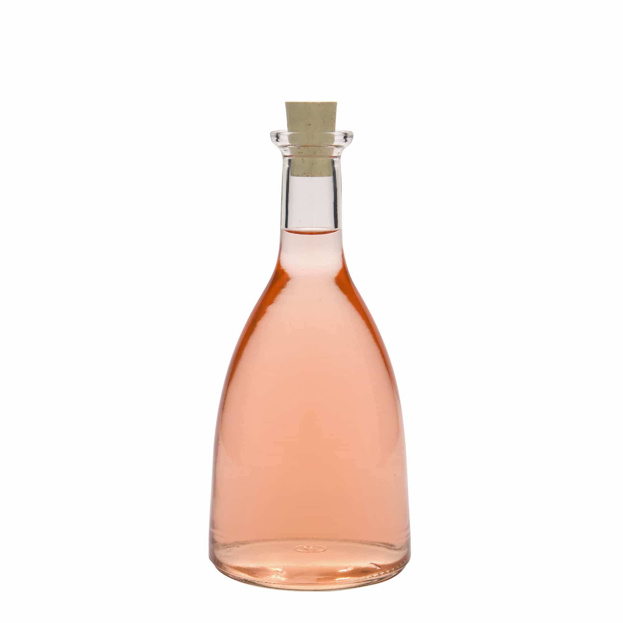 500 ml lasipullo 'Viola', suu: korkki