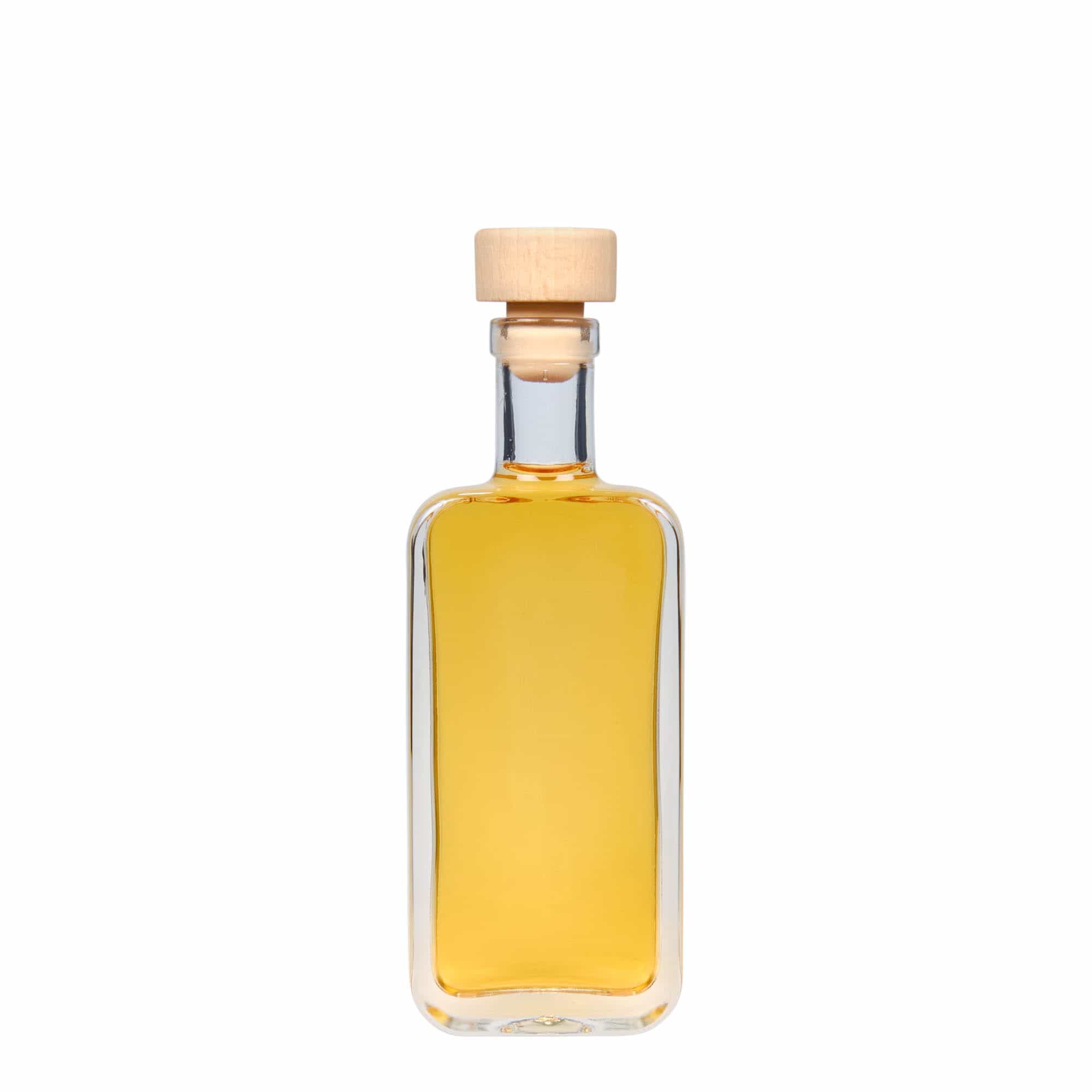 100 ml lasipullo 'Nice', suorakulmainen, suuaukko: korkki 100 ml lasipullo 'Nice', suorakulmainen, suuaukko: korkki