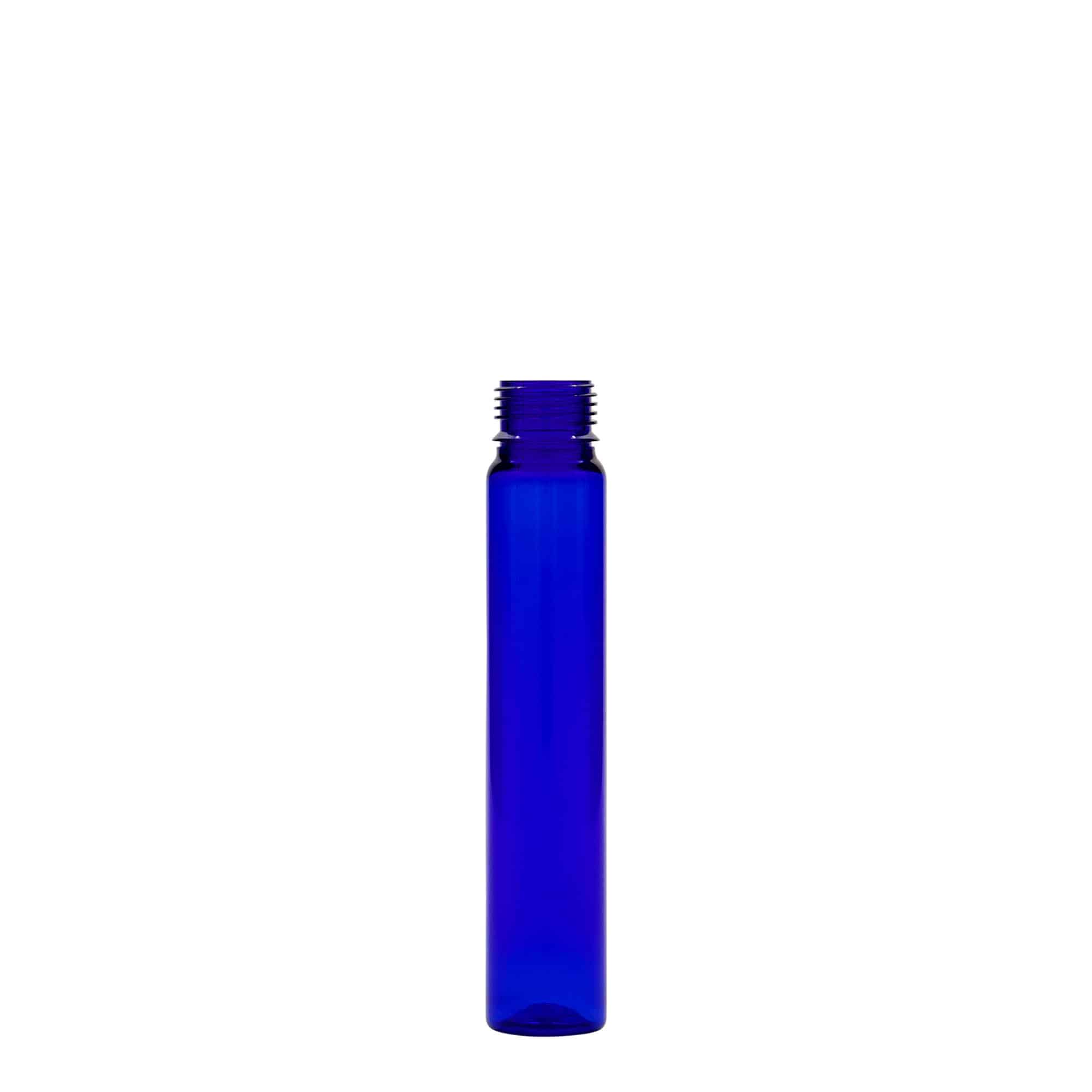 25 ml PET-putki, muovia, kuninkaansininen, suuaukon suljin: ruuvikorkki