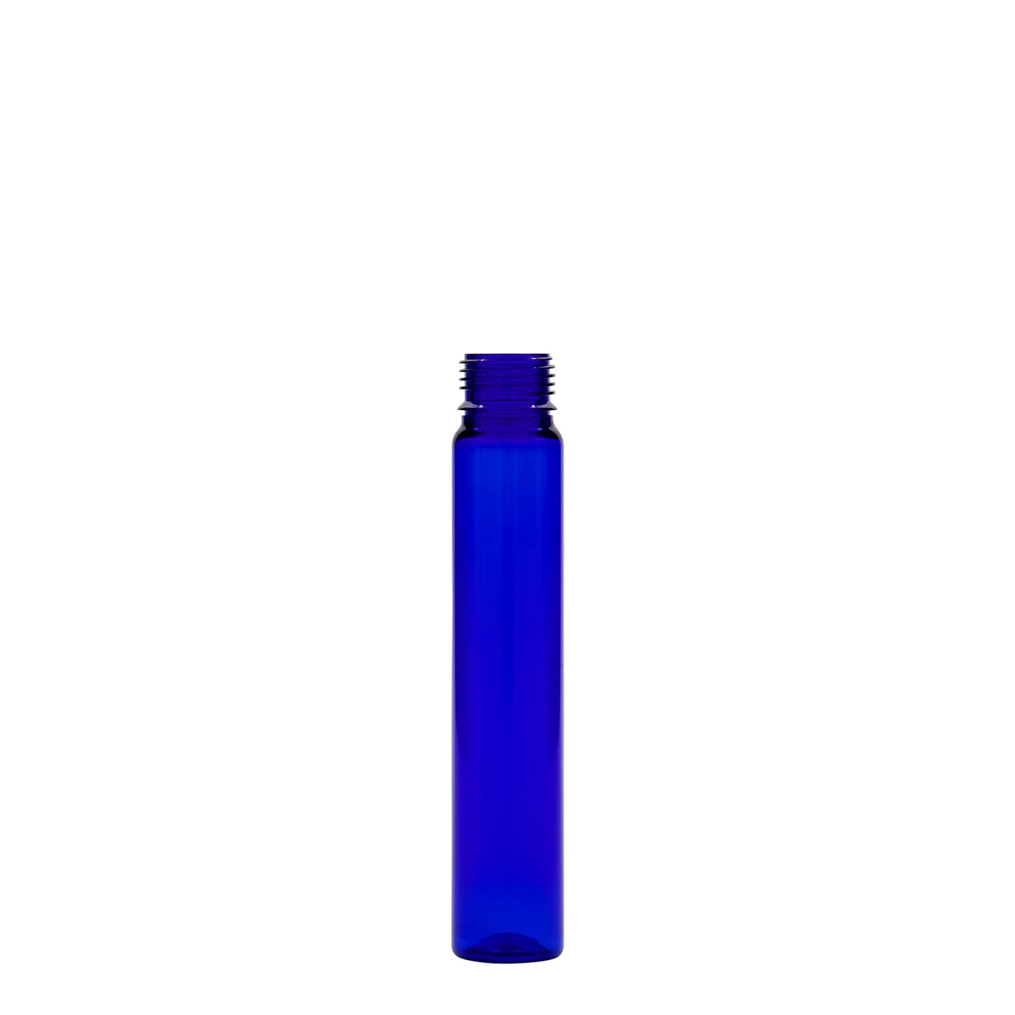 25 ml PET-putki, muovia, kuninkaansininen, suuaukon suljin: ruuvikorkki