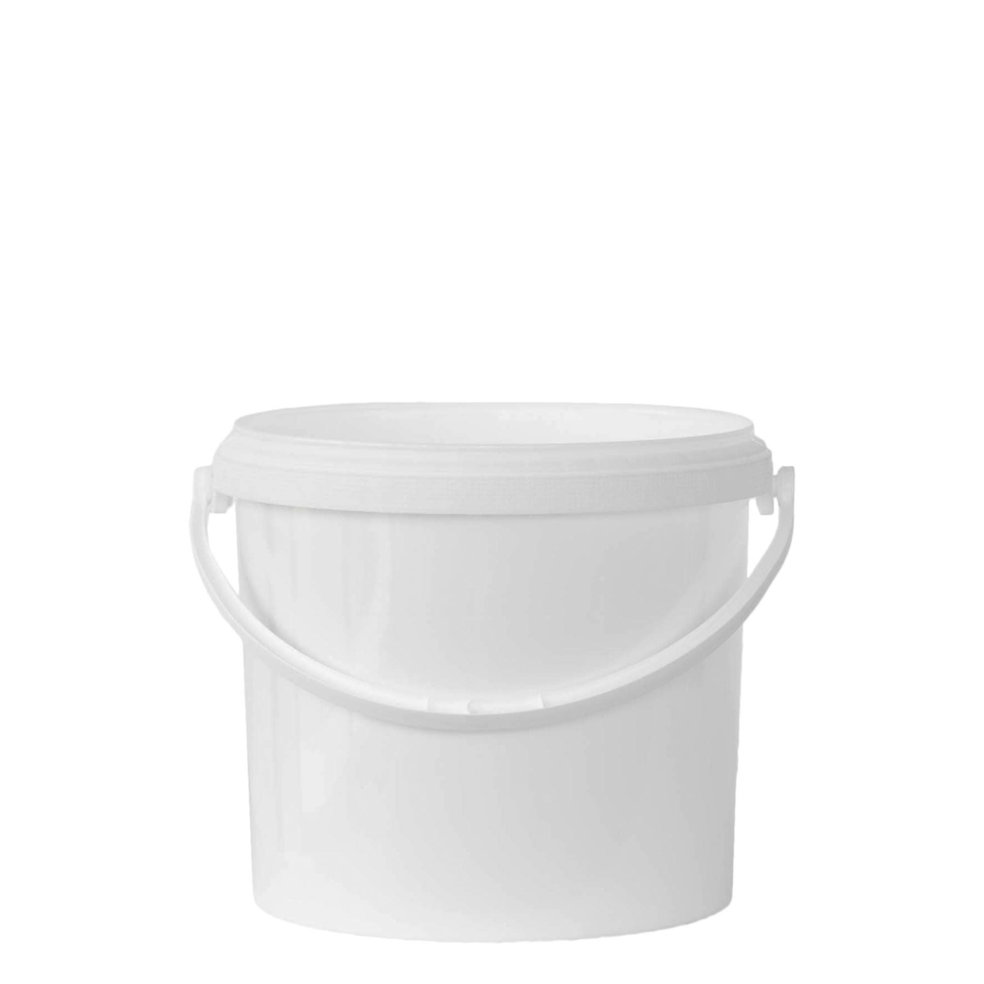 5 l ämpäri, PP-muovi, valkoinen