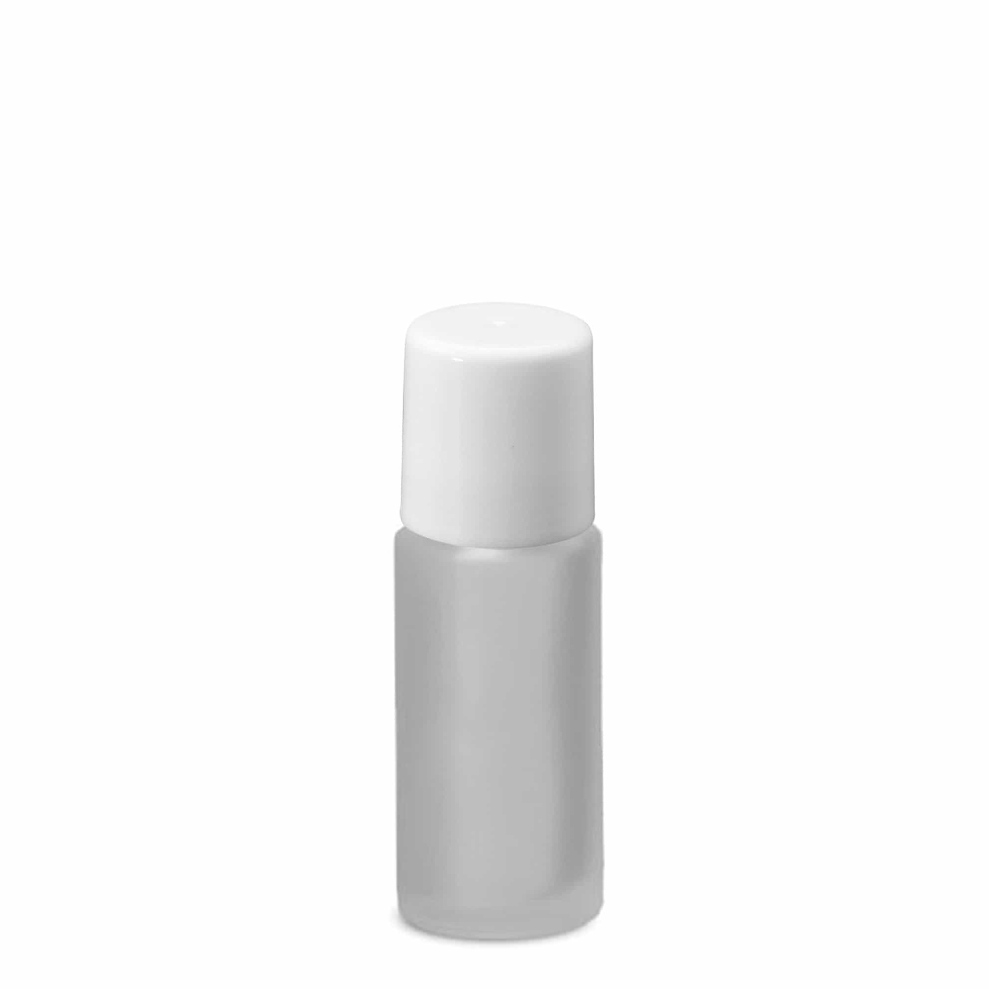 50 ml roll-on-pullo, lasia, huurrettu, suuaukko: ruuvikorkki