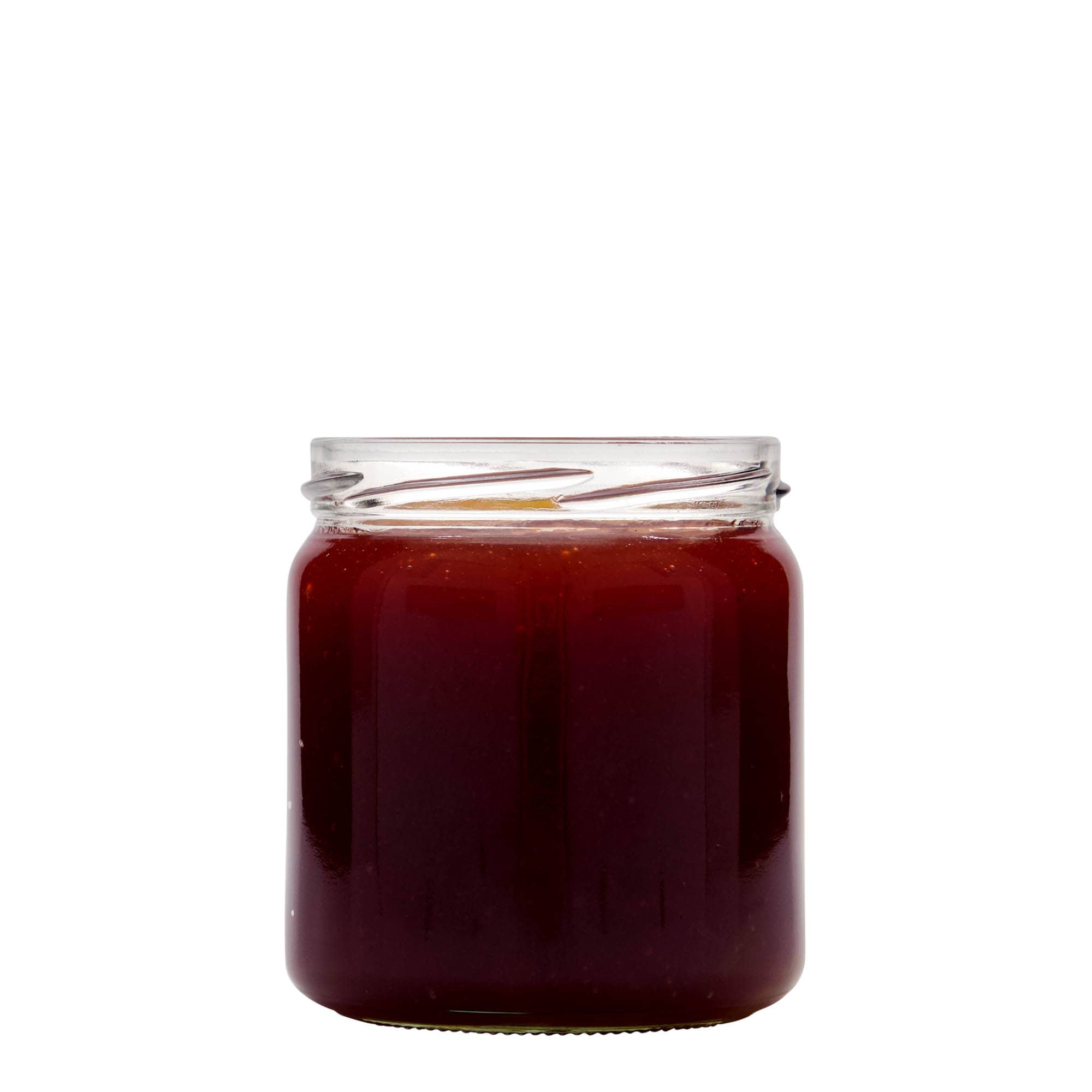 408 ml pyöreä lasi, suuaukko: Twist-Off (TO 82)