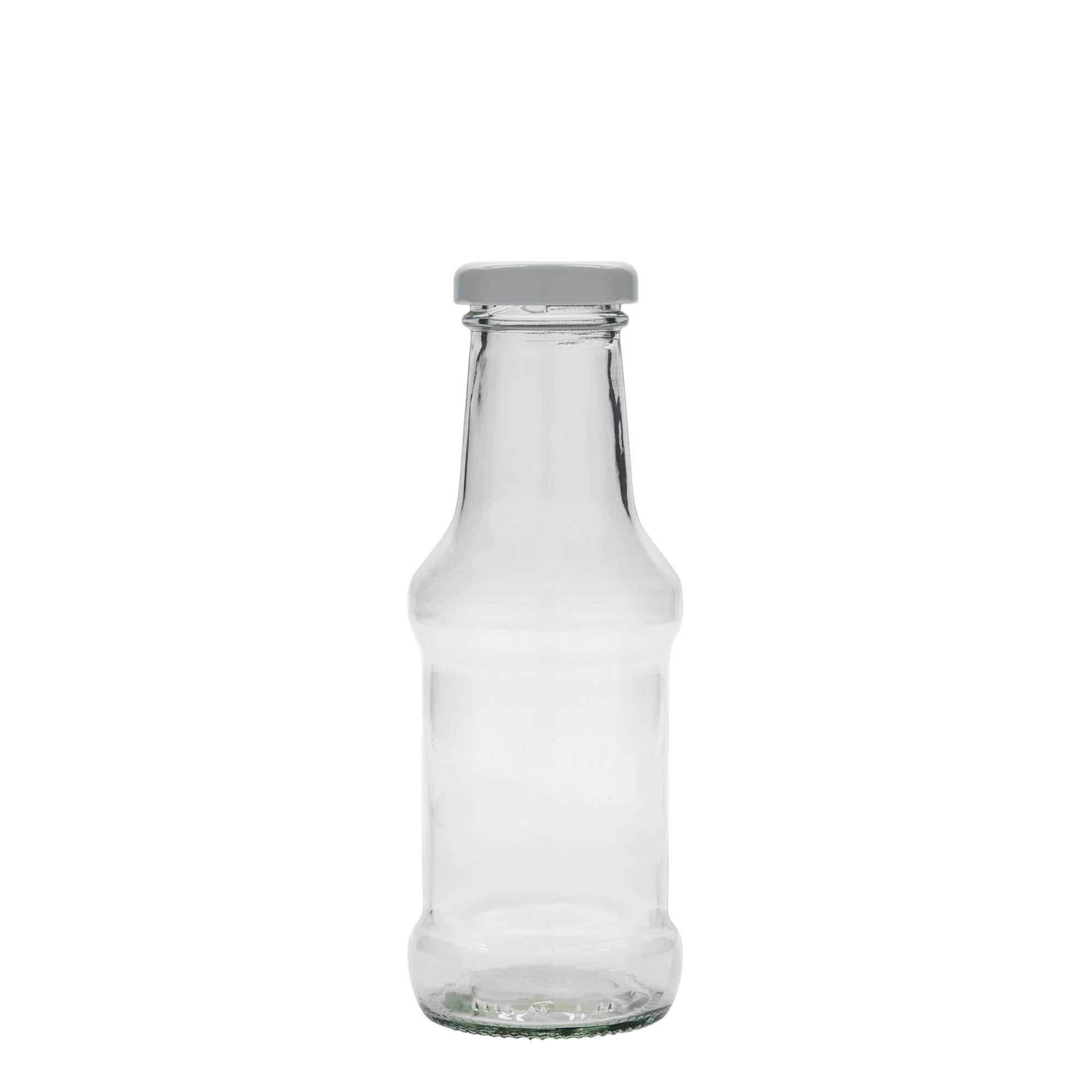 250 ml kastikepullo, lasi, suu: Twist-Off (TO 38)