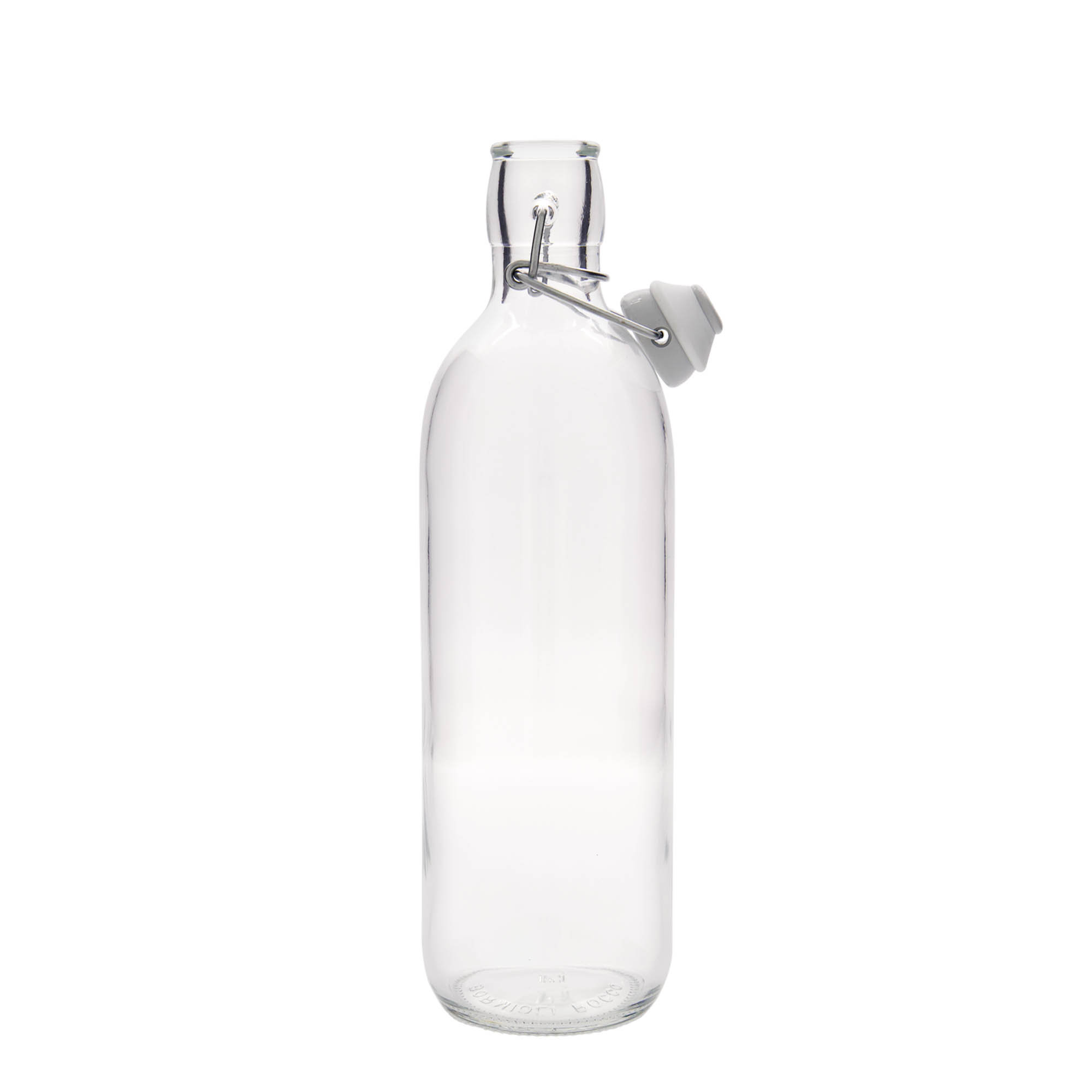 1 000 ml lasipullo 'Emilia', suuaukko: saranakorkki