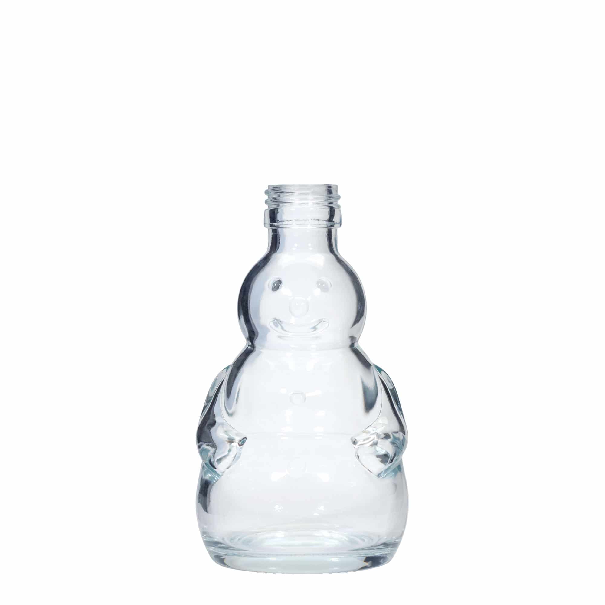 200 ml lasipullo 'Lumimies', suuaukko: PP 28 200 ml lasipullo 'Lumimies', suuaukko: PP 28