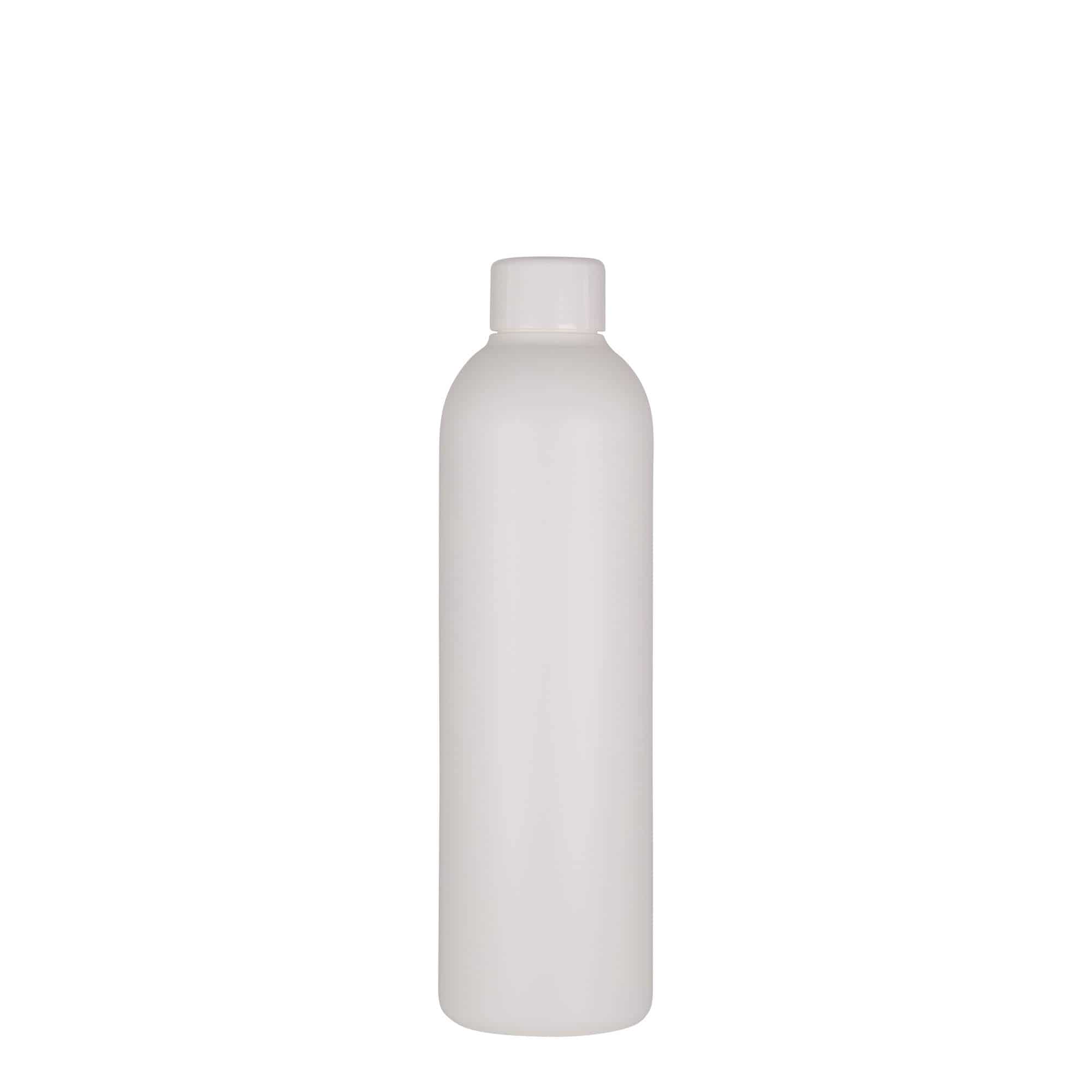 250 ml muovipullo 'Tuffy', HDPE, valk., suu: GPI 24/410