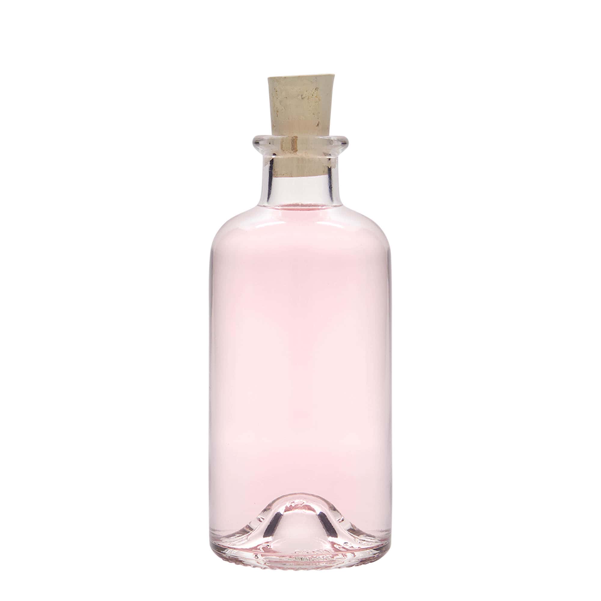 200 ml lasipullo apteekkari, suuaukko: korkki