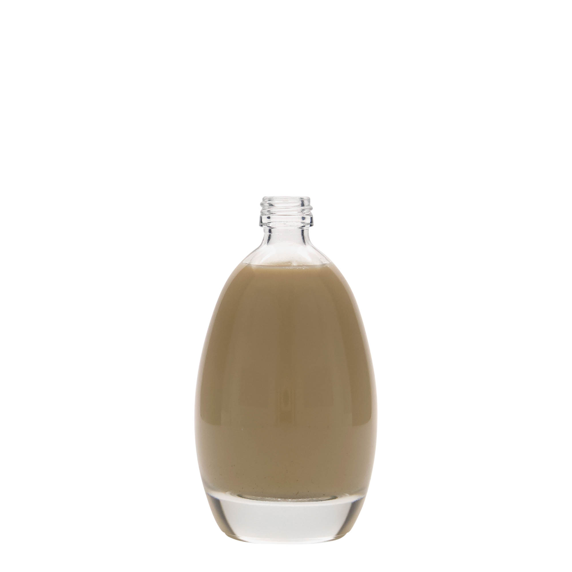 100 ml lasipullo ”Muna”, suuaukko: PP 18