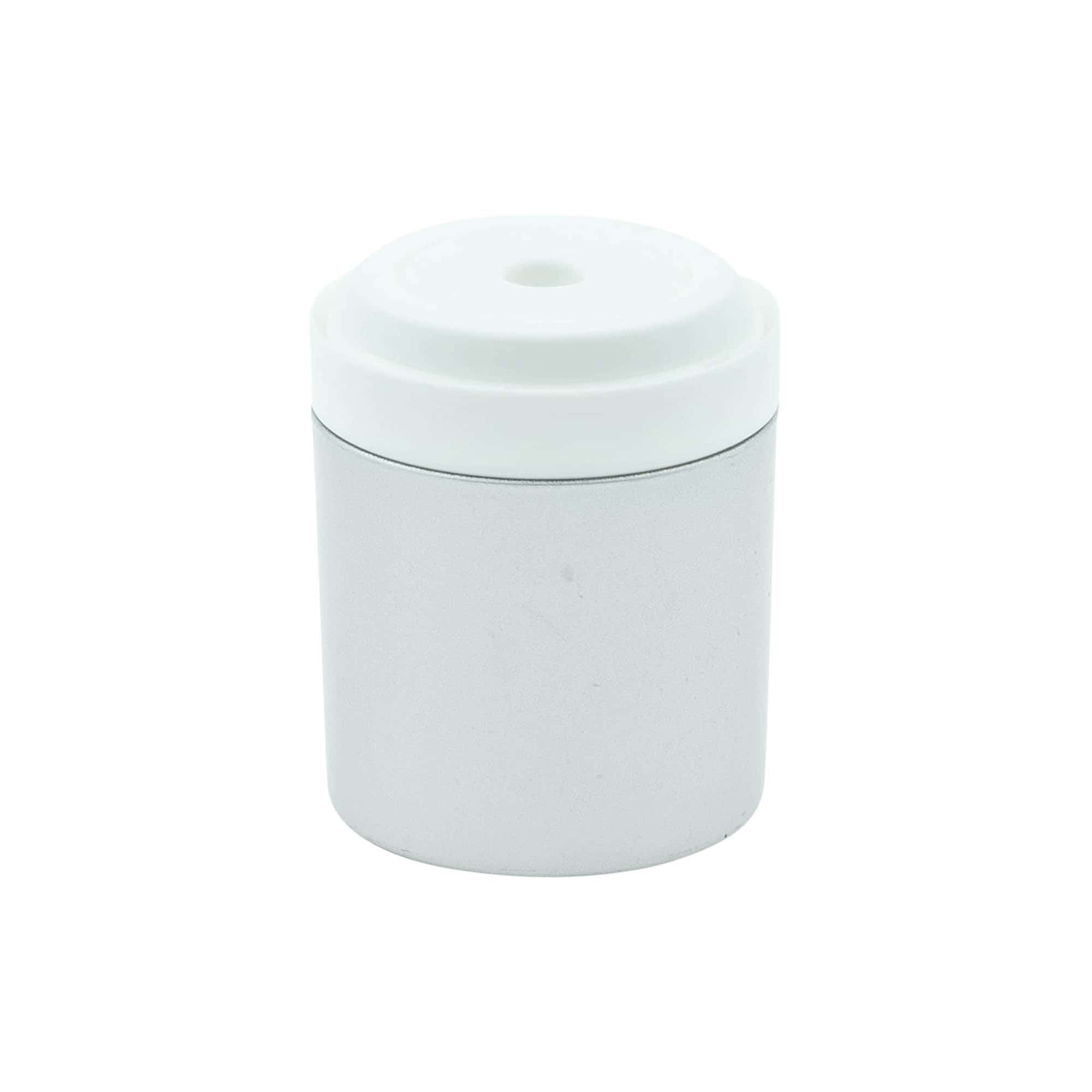 Airless Dispenser -pumppupää 'Mezzo', PP-muovi, hopea