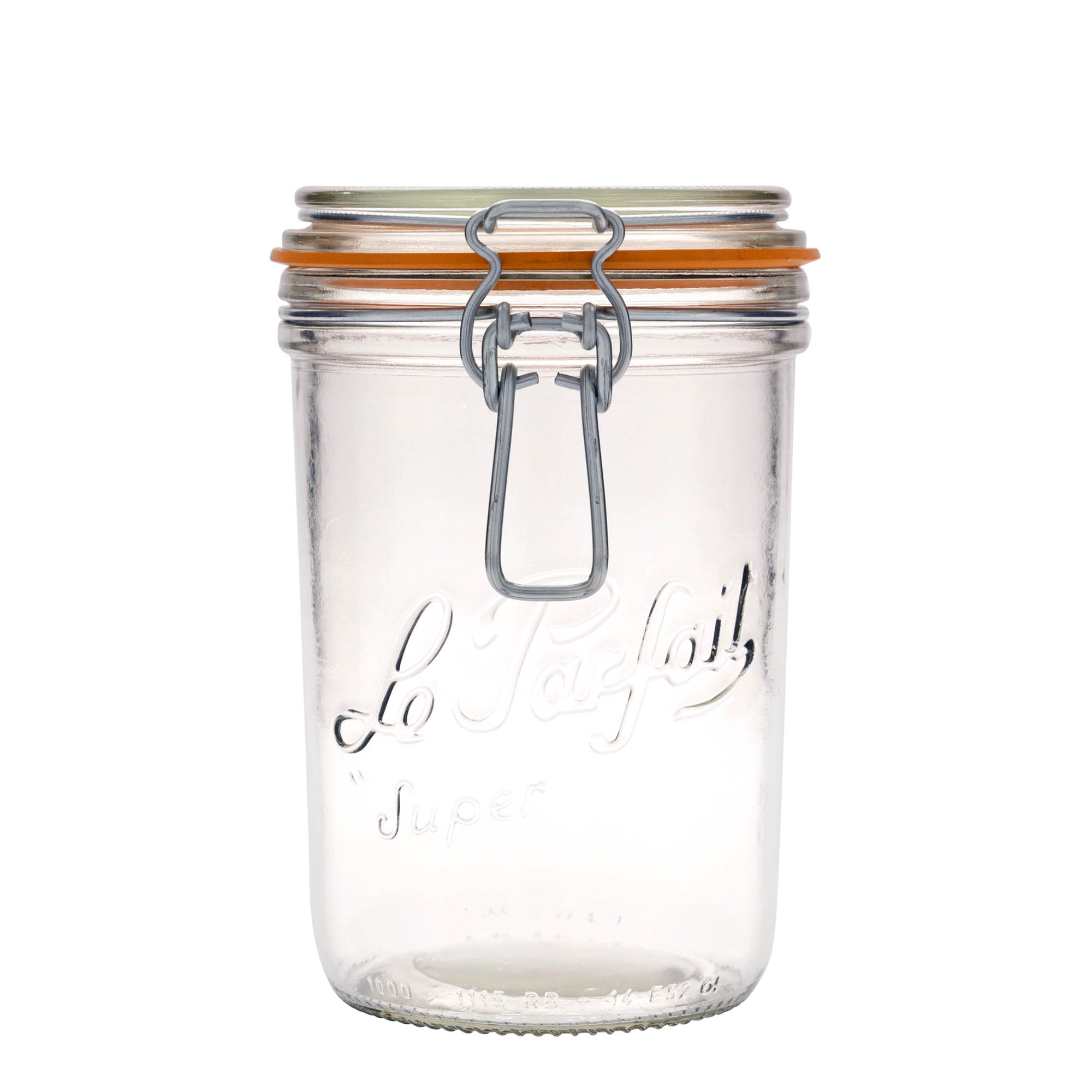 1 000 ml lankahaarukkakansi ”Le Parfait Super Terrine”, suuaukko: lankahaarukkalukko